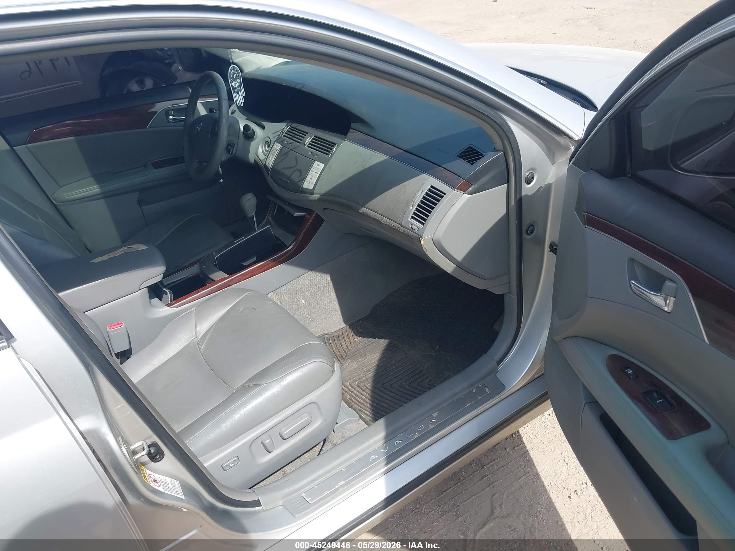 2008 Toyota Avalon Xls Серебряный vin: 4T1BK36B58U284951
