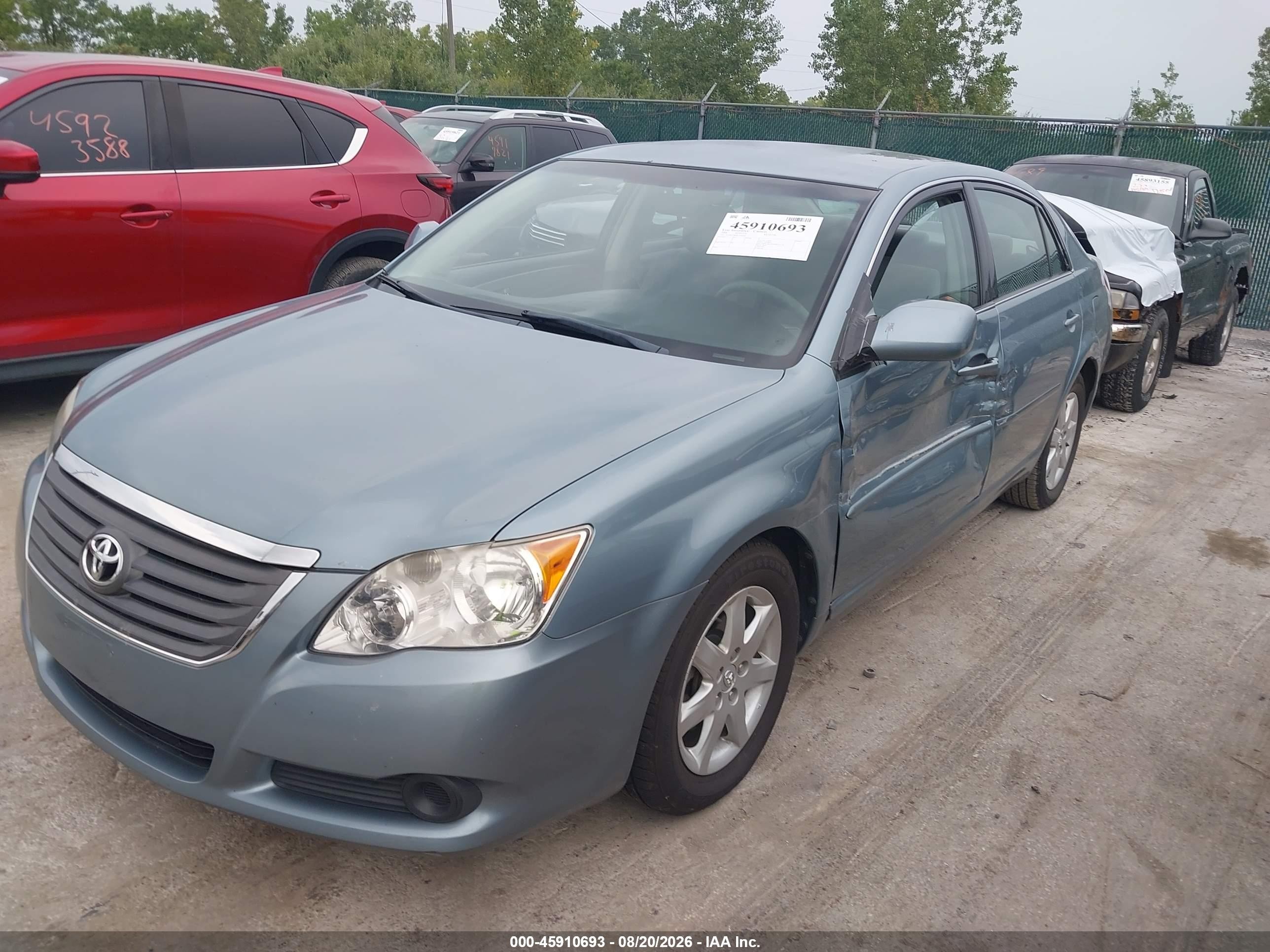 2008 Toyota Avalon Xl Light Blue vin: 4T1BK36B58U306592