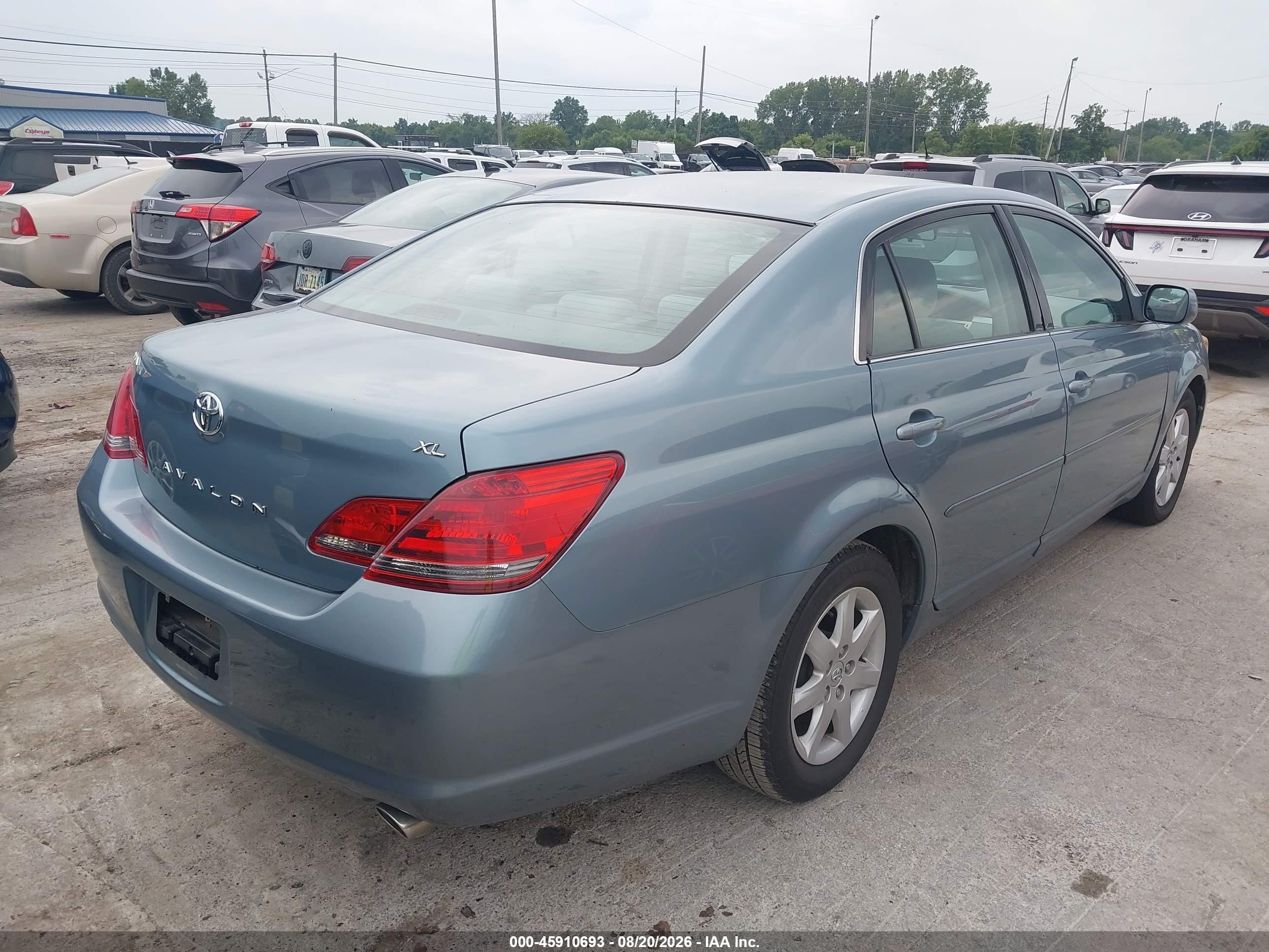 2008 Toyota Avalon Xl Light Blue vin: 4T1BK36B58U306592