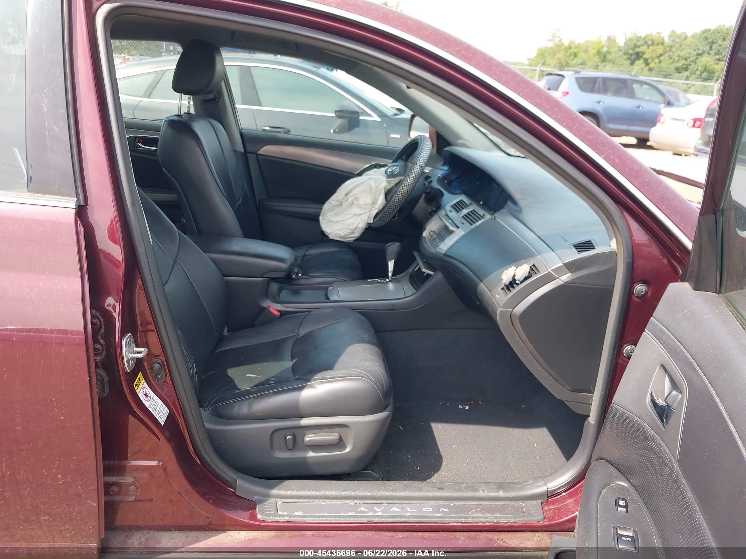 2008 Toyota Avalon Touring Burgundy vin: 4T1BK36B58U308679