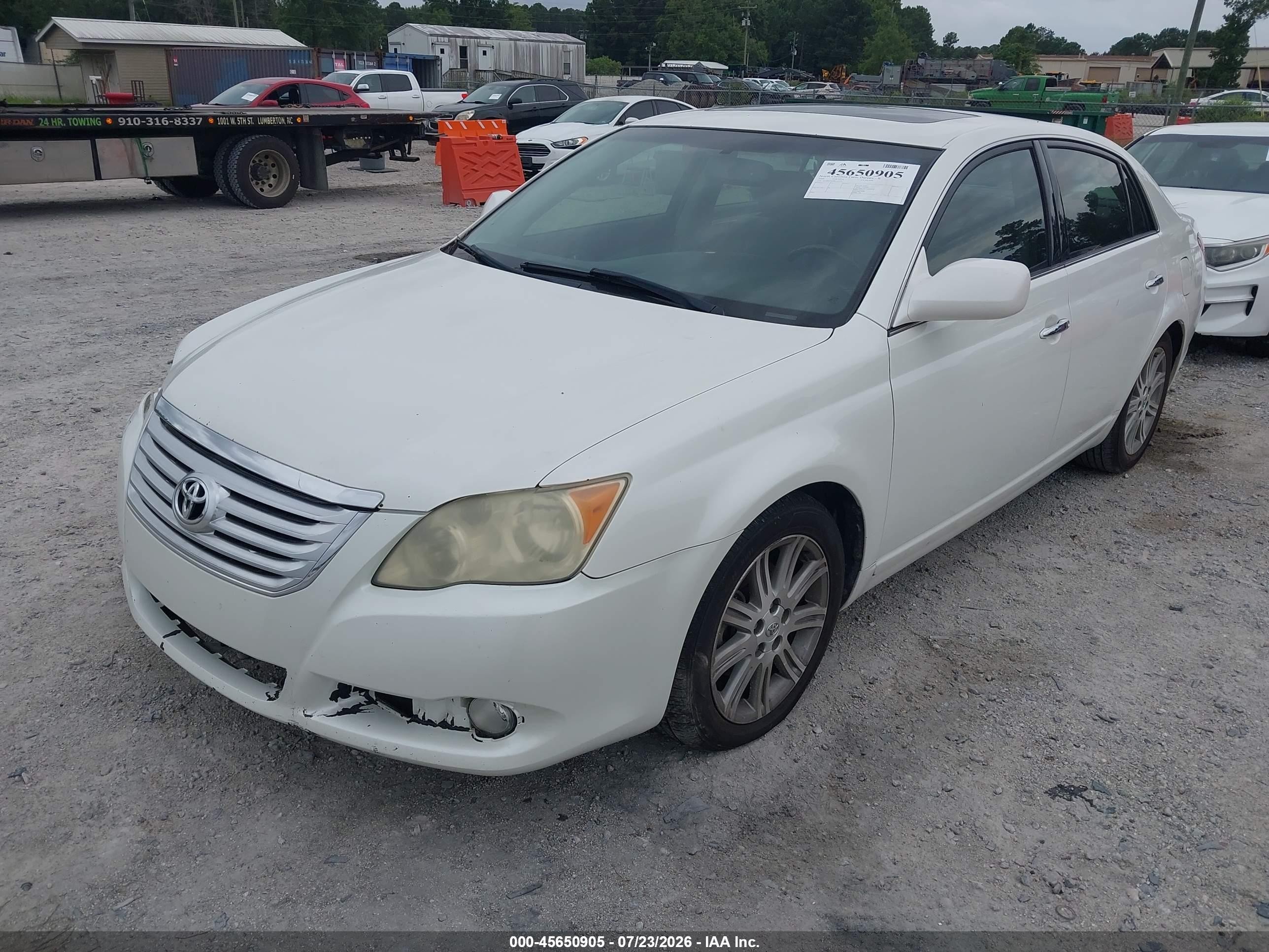 2008 Toyota Avalon Limited White vin: 4T1BK36B58U317737