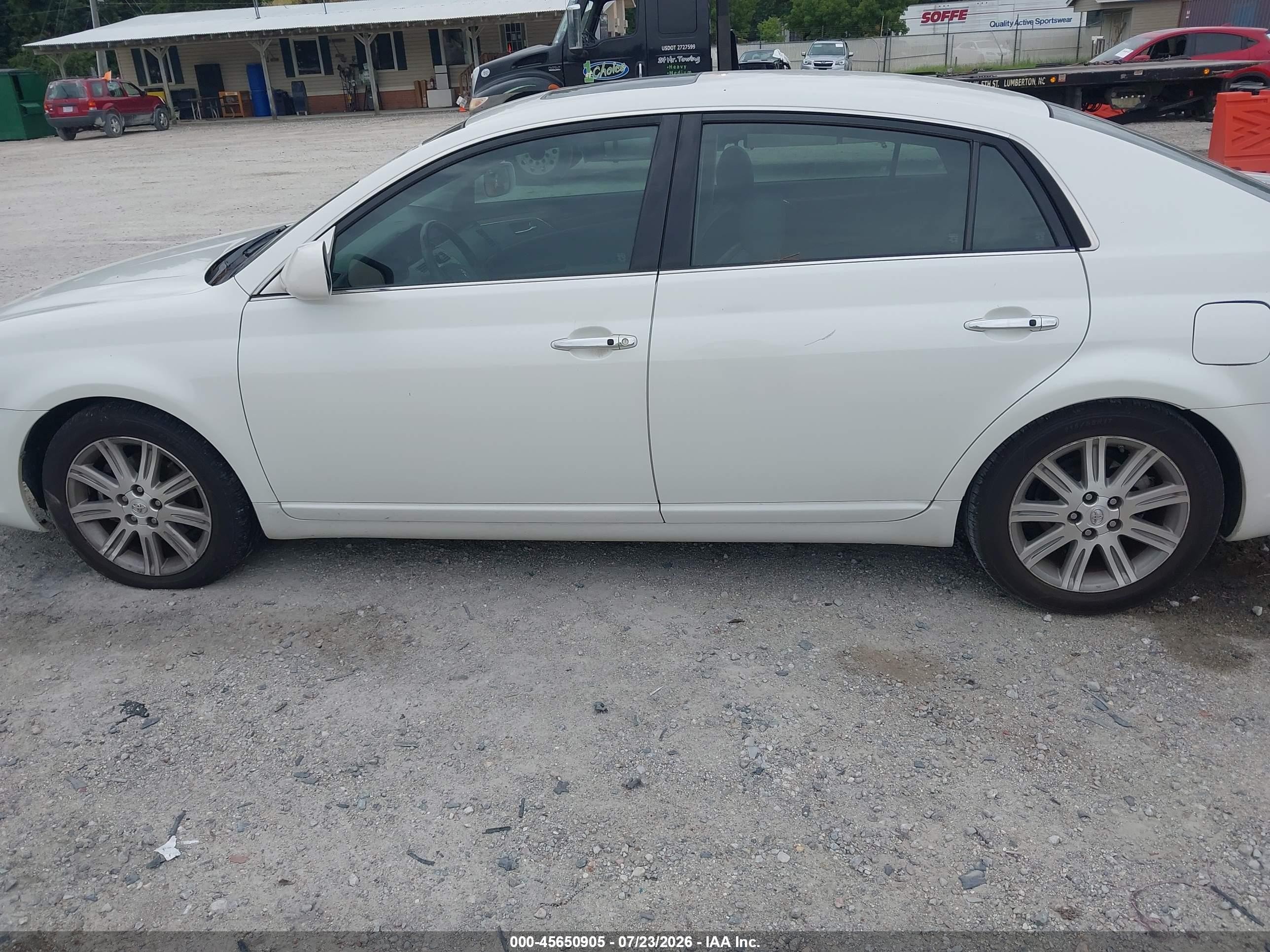 2008 Toyota Avalon Limited White vin: 4T1BK36B58U317737