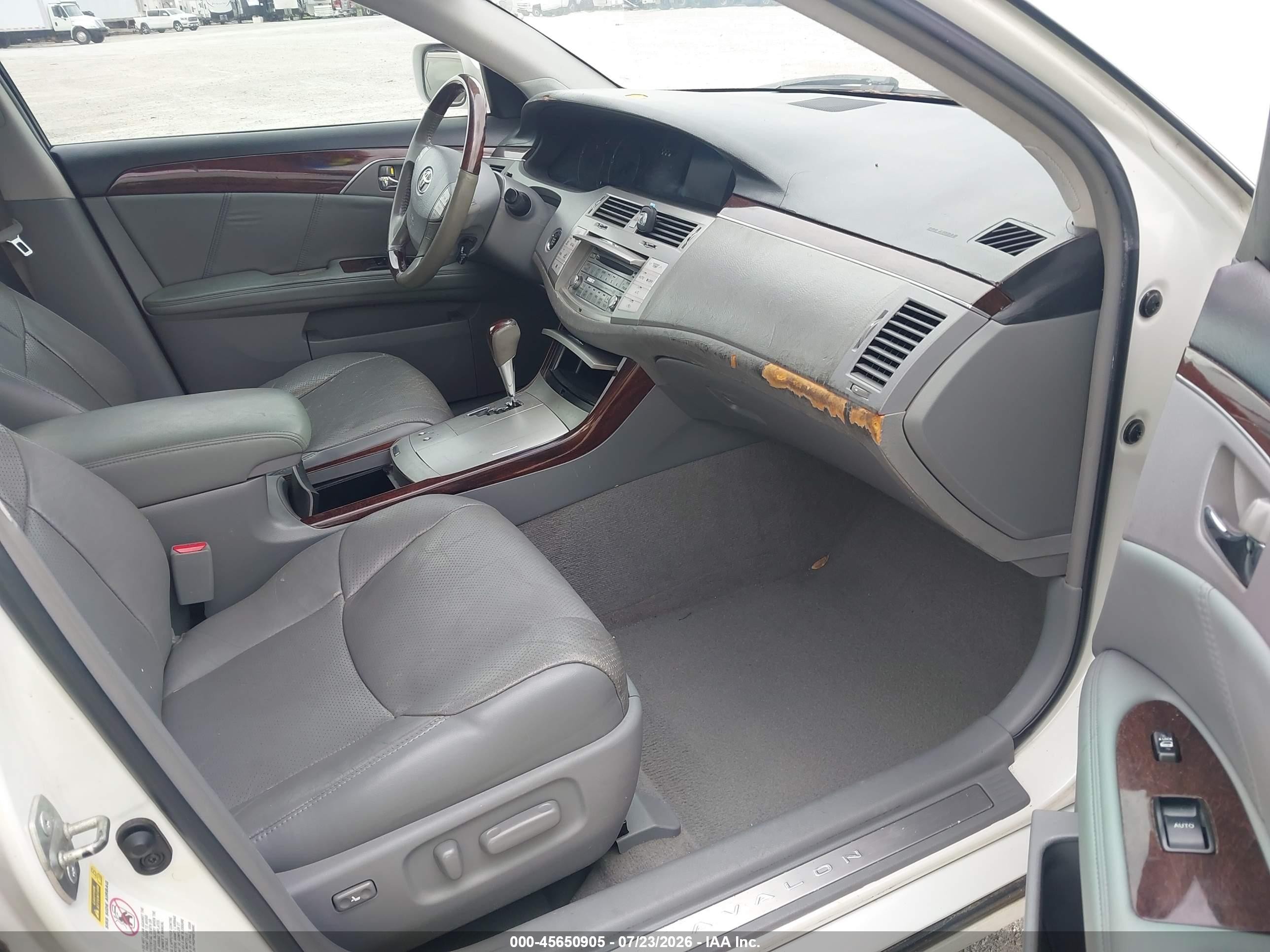 2008 Toyota Avalon Limited White vin: 4T1BK36B58U317737