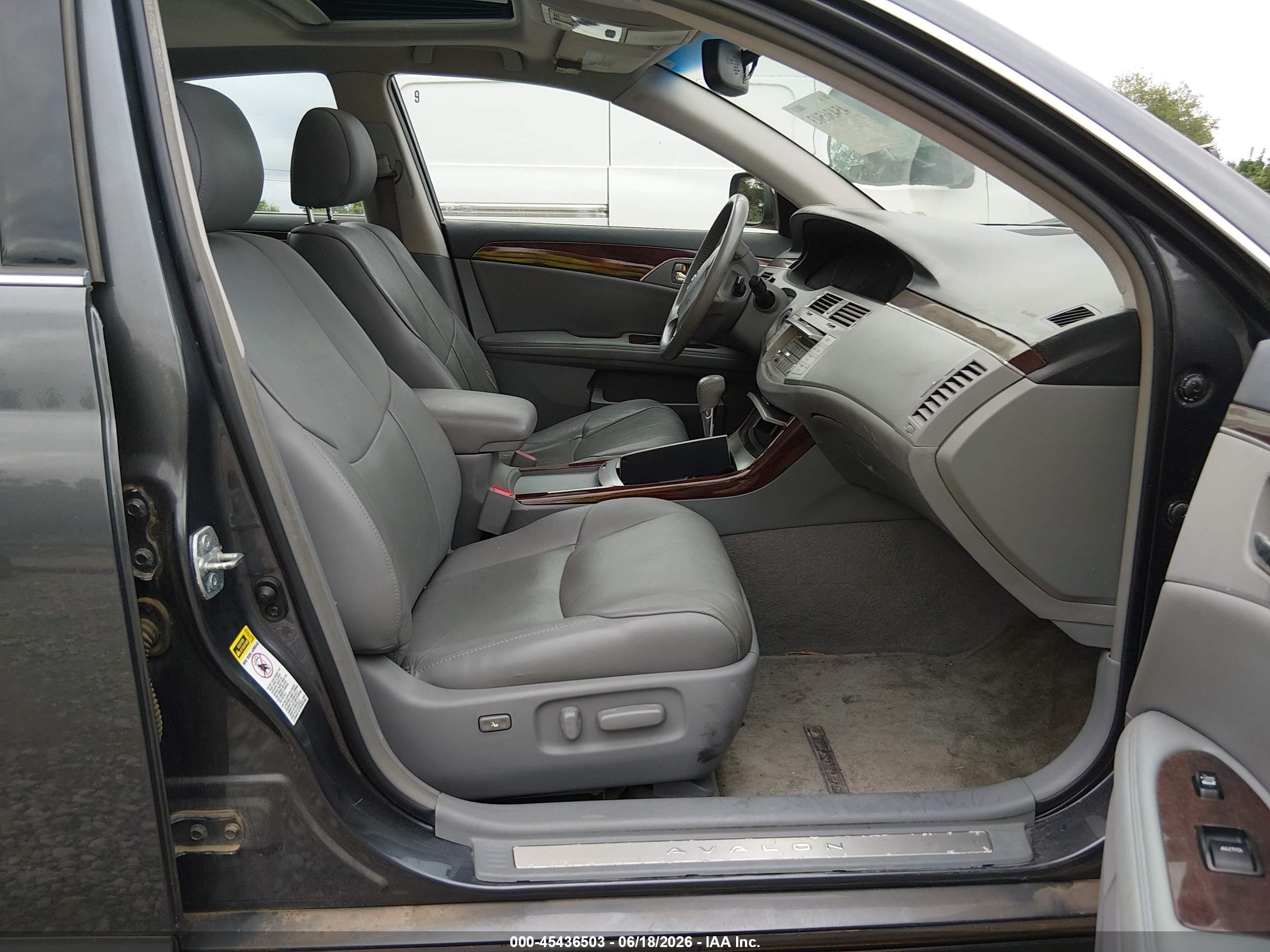 2008 Toyota Avalon Xls Gray vin: 4T1BK36B58U322369