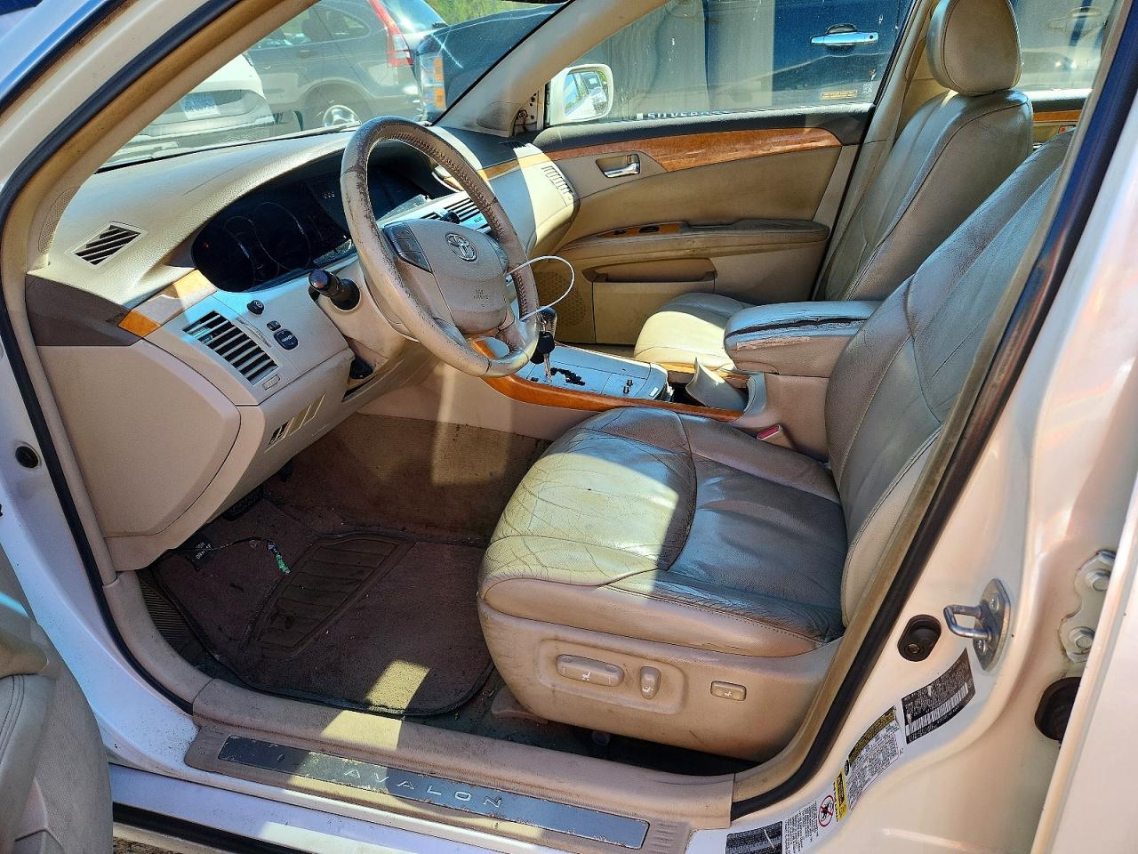 2005 Toyota Avalon Xls White vin: 4T1BK36B65U012775
