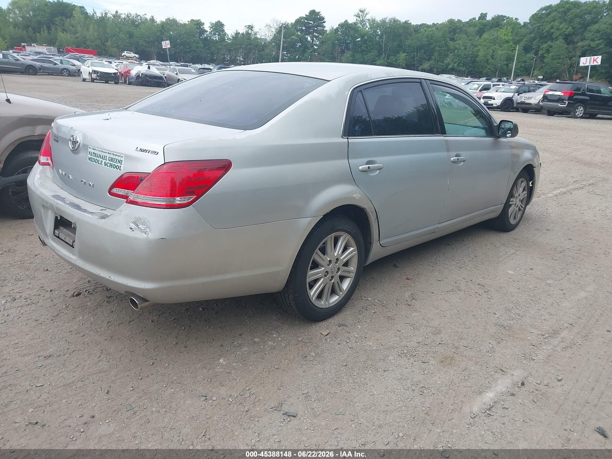 2005 Toyota Avalon Limited Silver vin: 4T1BK36B65U014851