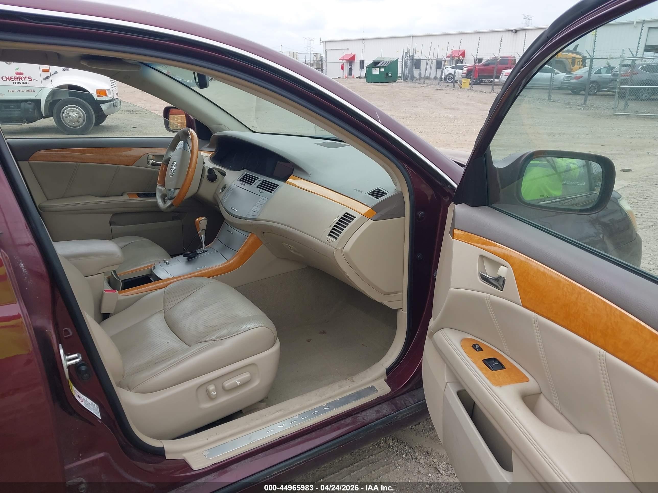 2006 Toyota Avalon Limited Maroon vin: 4T1BK36B66U067941