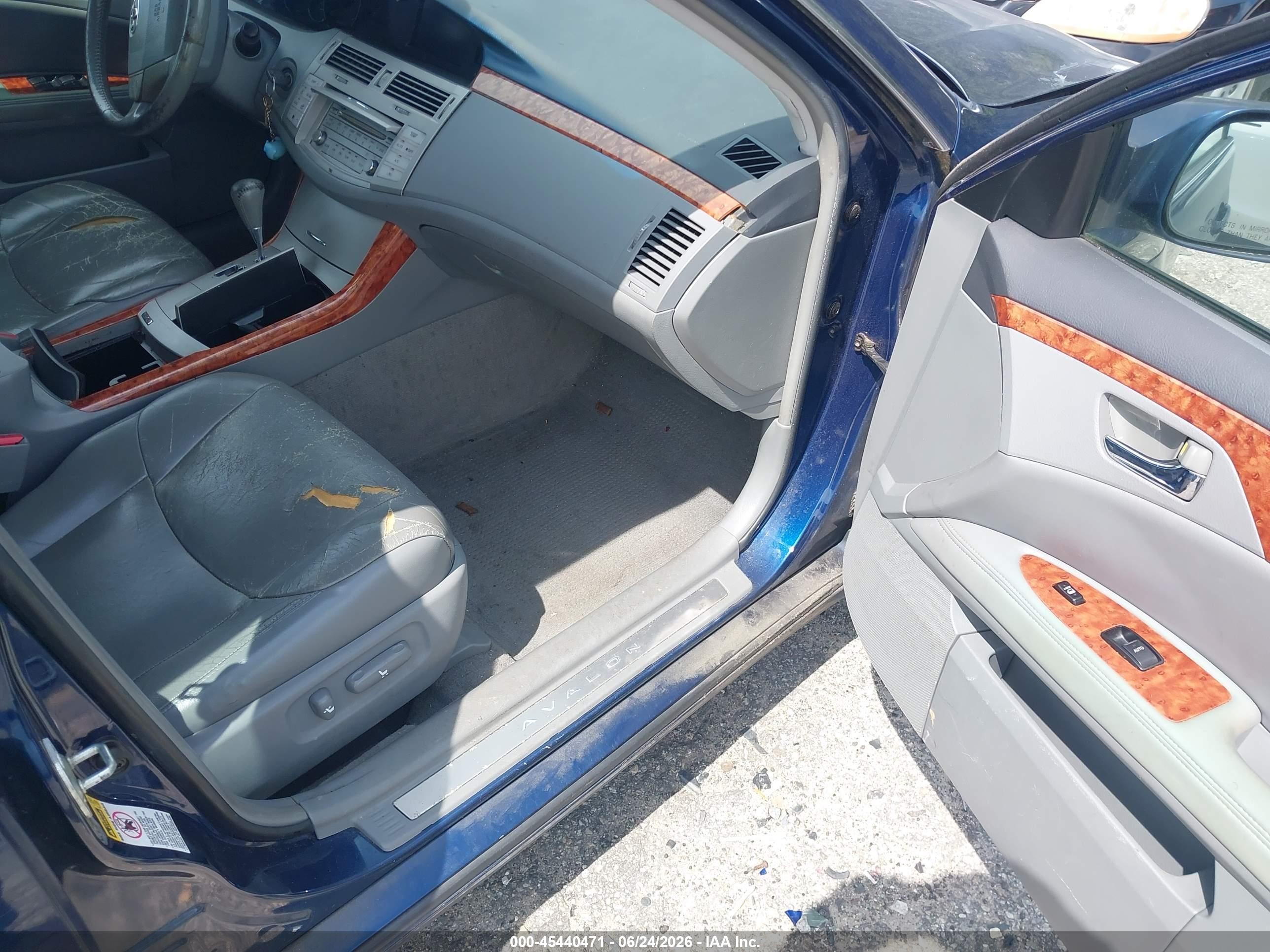 2006 Toyota Avalon Xls Blue vin: 4T1BK36B66U086991