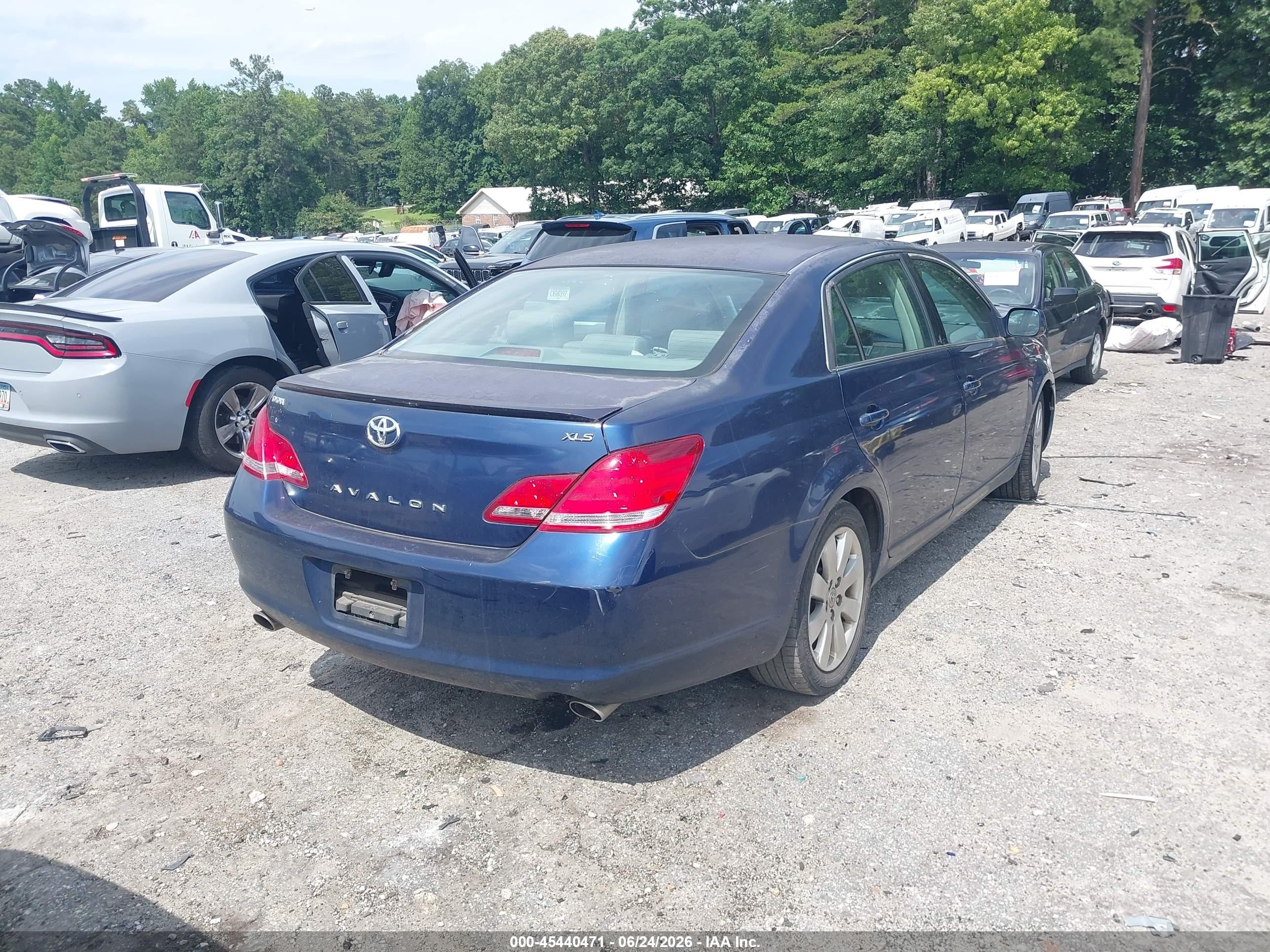 2006 Toyota Avalon Xls Blue vin: 4T1BK36B66U086991