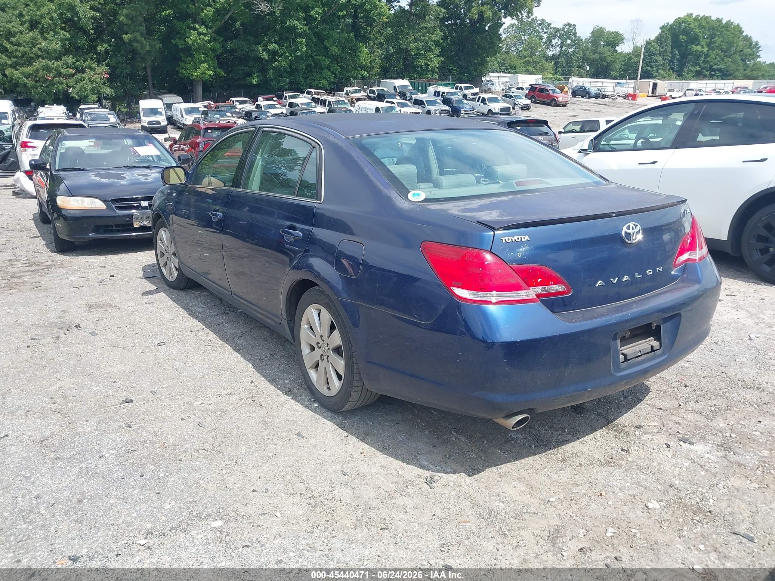2006 Toyota Avalon Xls Blue vin: 4T1BK36B66U086991