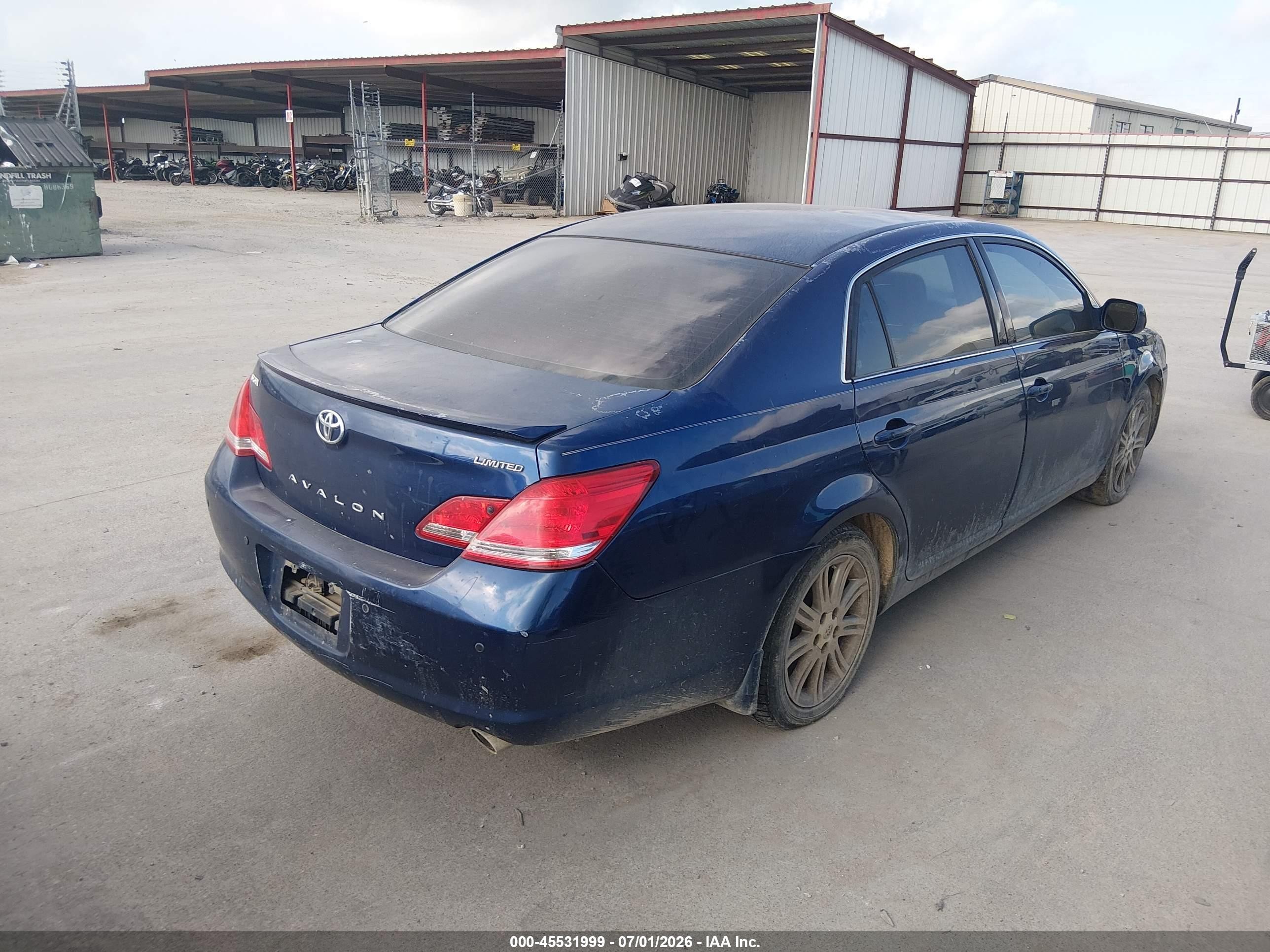 2006 Toyota Avalon Limited Blue vin: 4T1BK36B66U097442