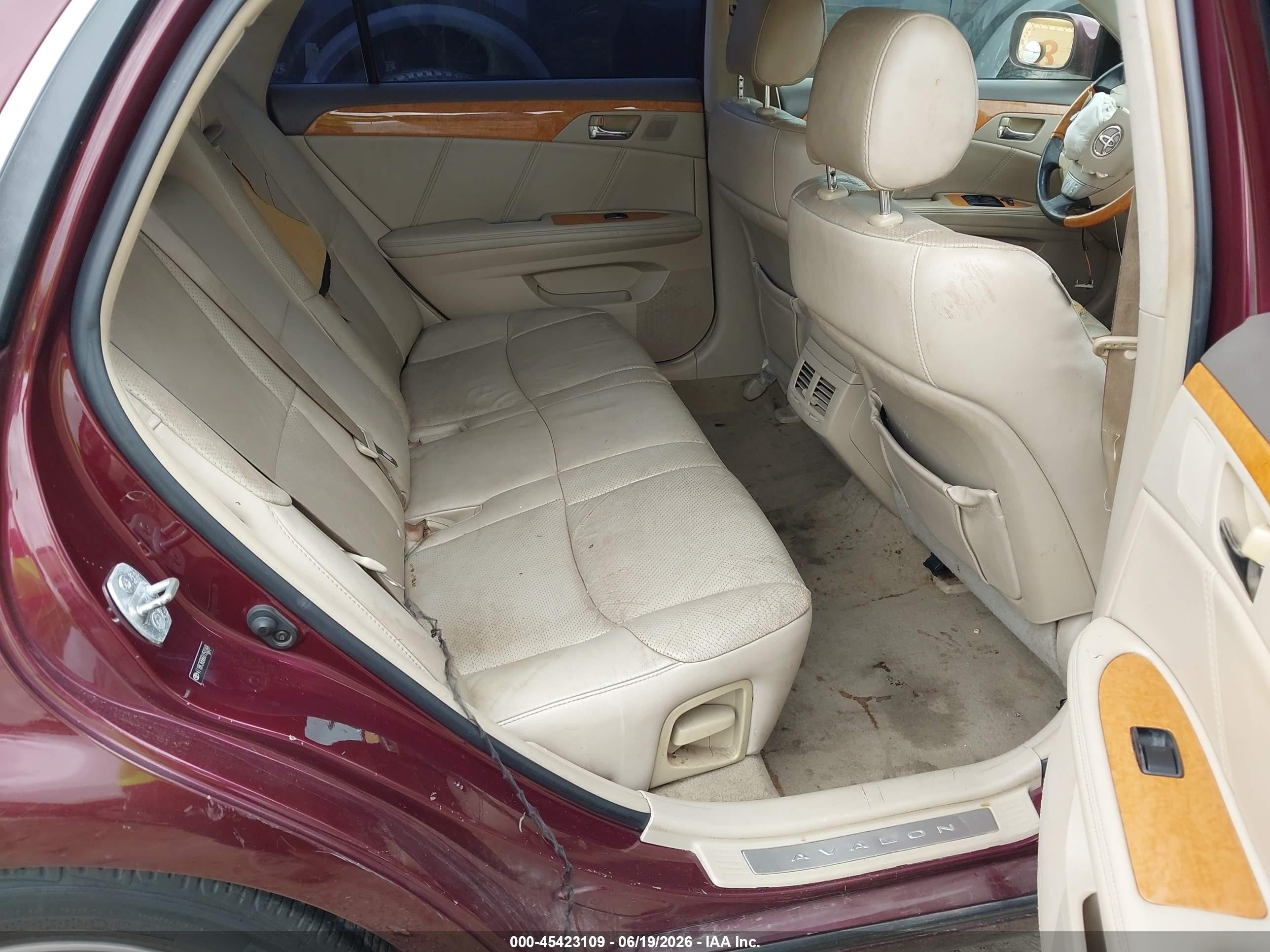 2006 Toyota Avalon Limited Maroon vin: 4T1BK36B66U150348