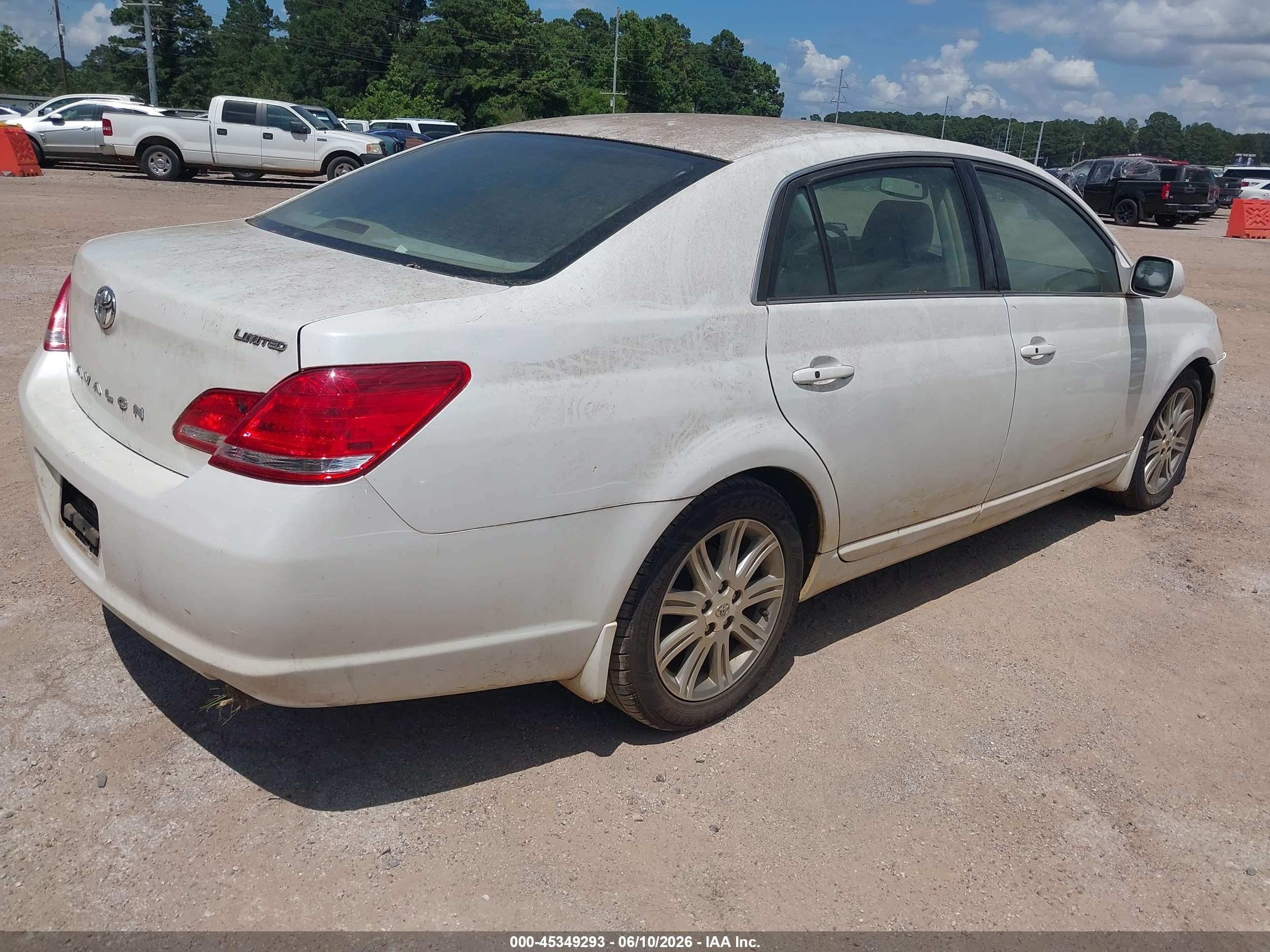 2006 Toyota Avalon Limited Белый vin: 4T1BK36B66U157381