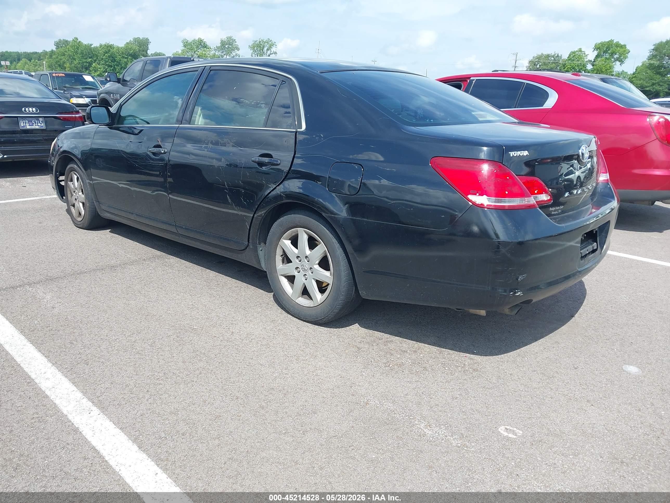 2007 Toyota Avalon Xl Black vin: 4T1BK36B67U182430