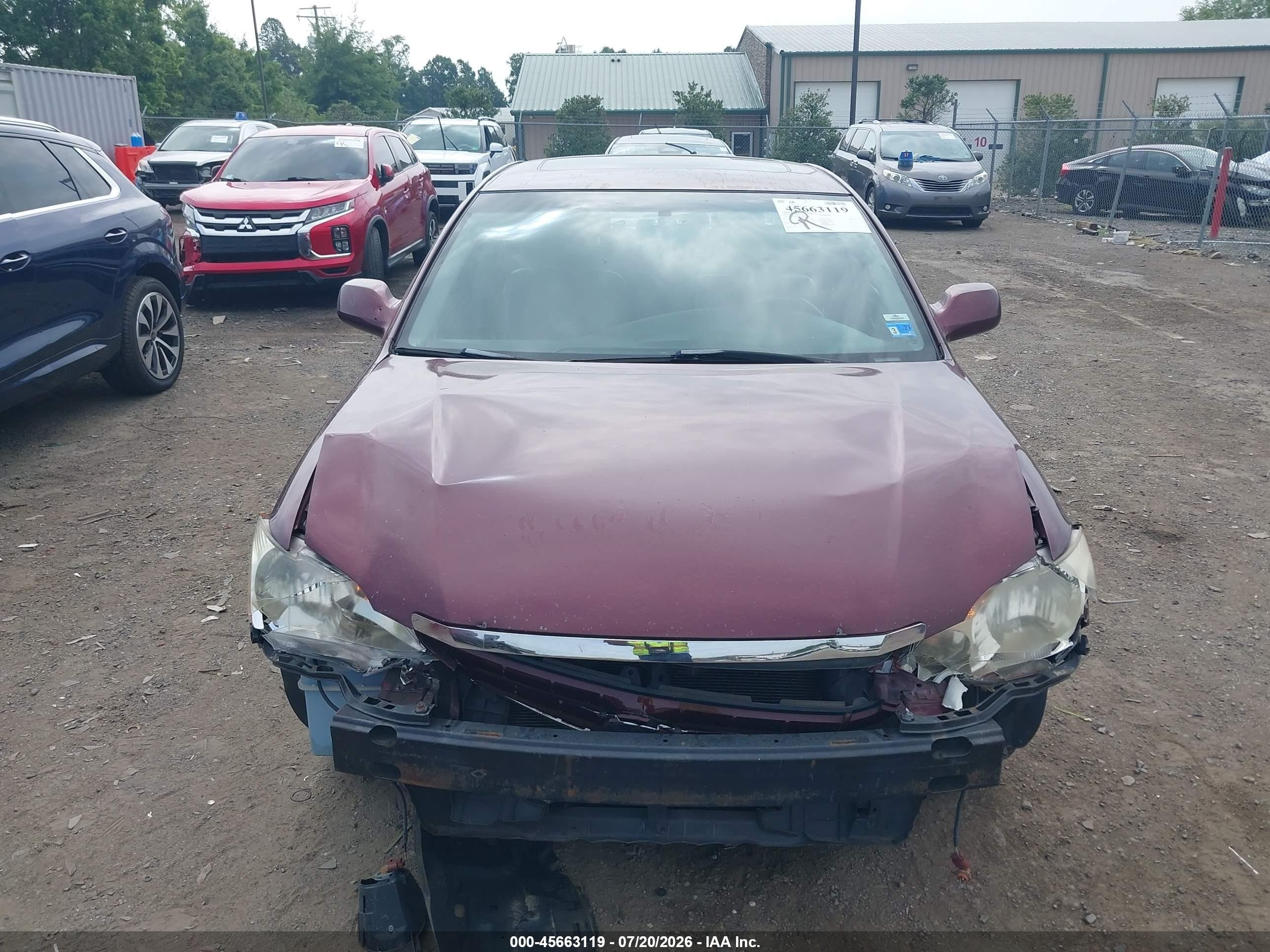 2007 Toyota Avalon Touring Фиолетовый vin: 4T1BK36B67U195467