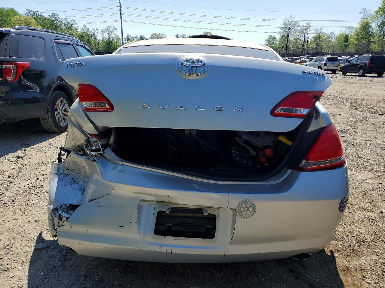 2007 Toyota Avalon Limited Серебряный vin: 4T1BK36B67U222201