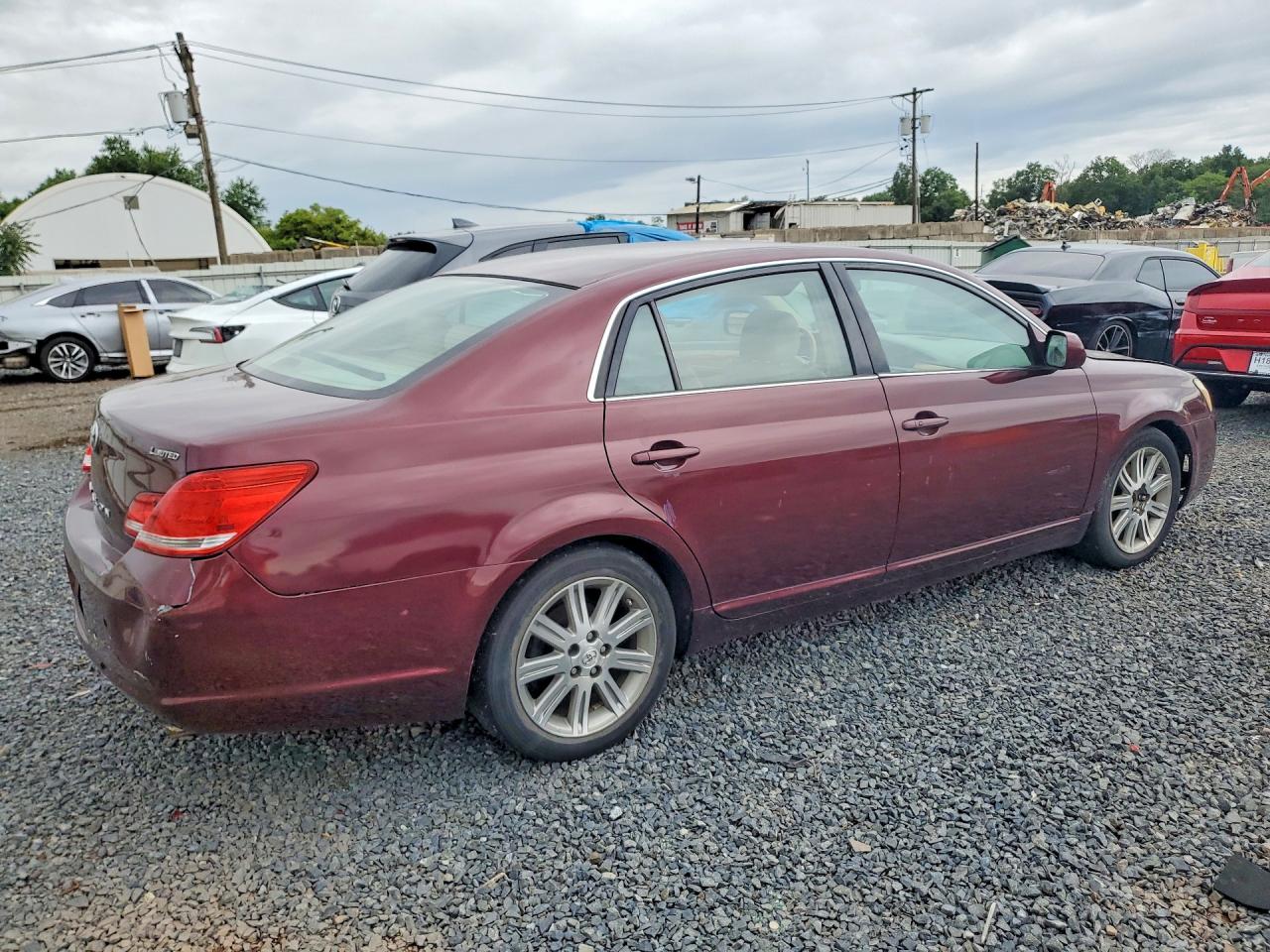 2007 Toyota Avalon Limited Maroon vin: 4T1BK36B67U226426
