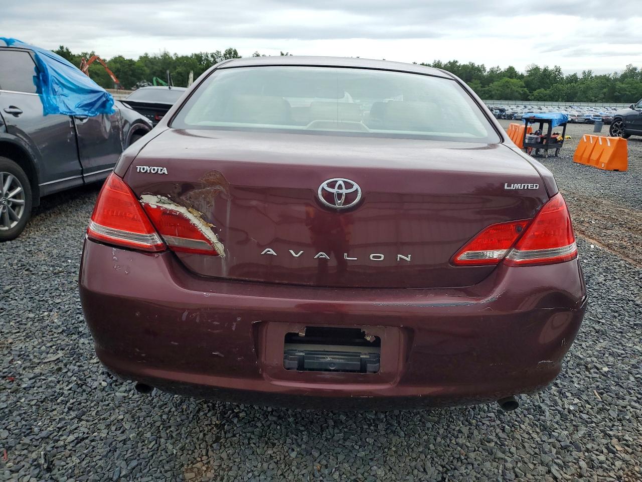 2007 Toyota Avalon Limited Maroon vin: 4T1BK36B67U226426
