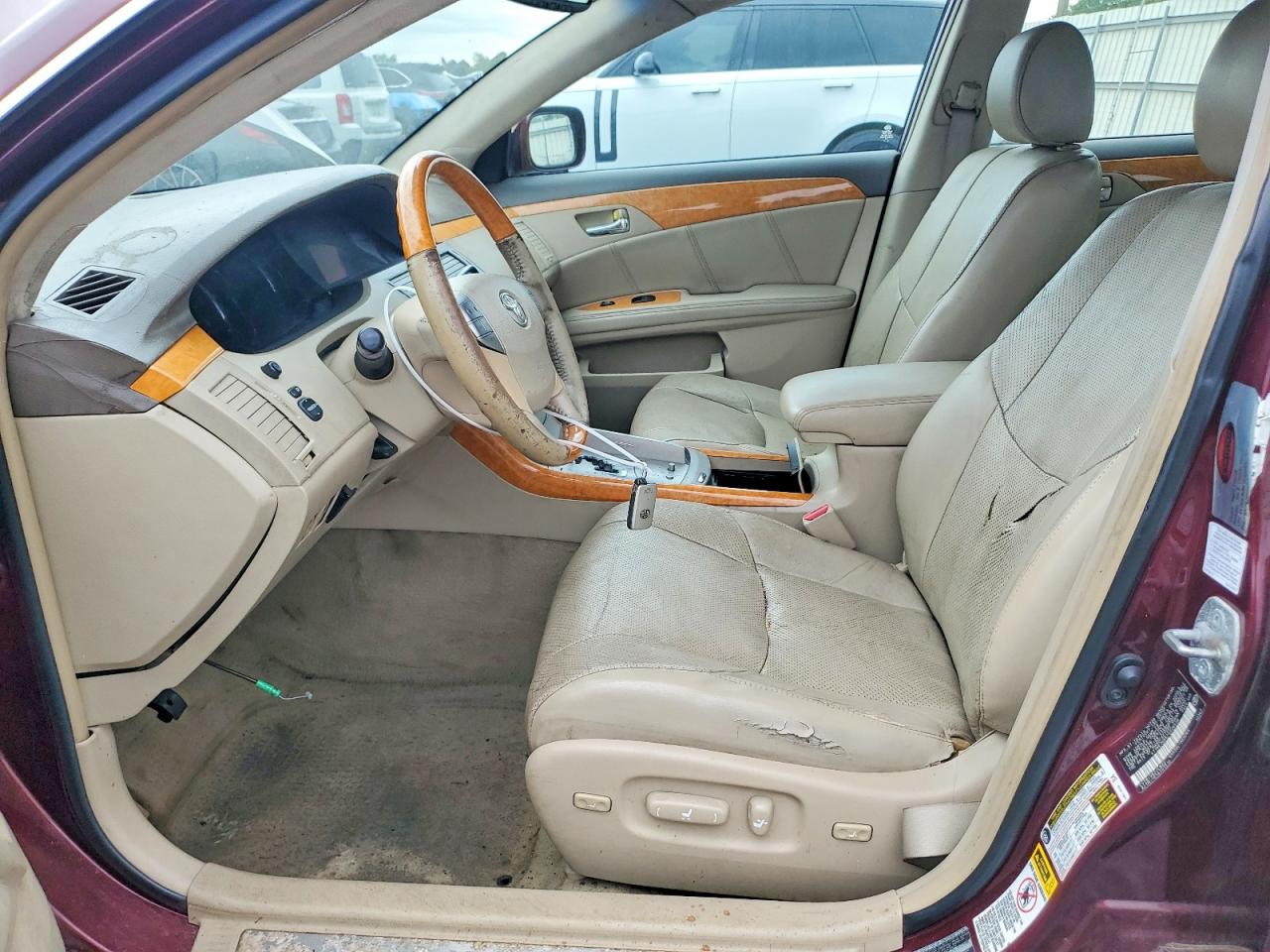 2007 Toyota Avalon Limited Maroon vin: 4T1BK36B67U226426