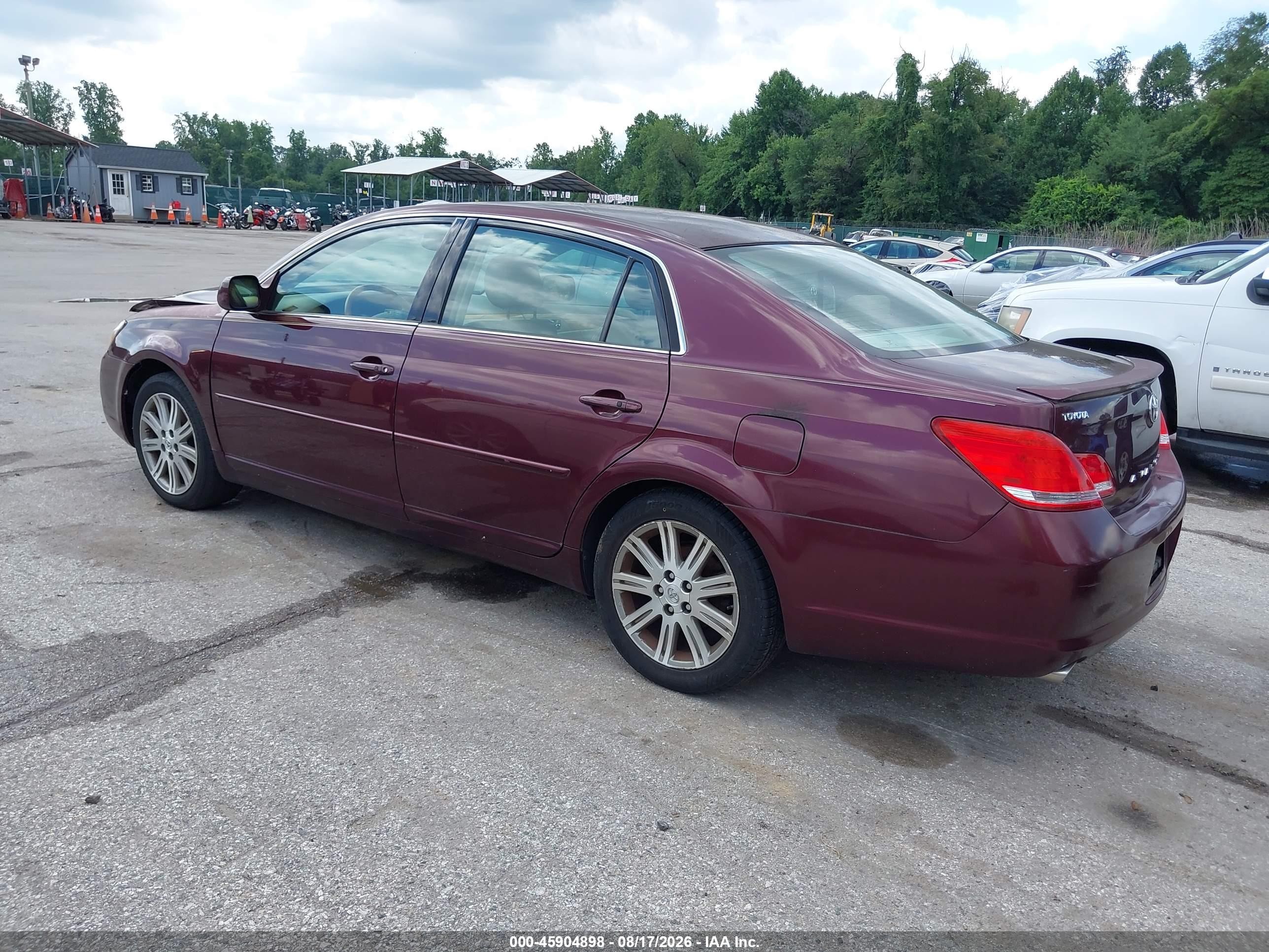 2007 Toyota Avalon Limited Бордовый vin: 4T1BK36B67U235501