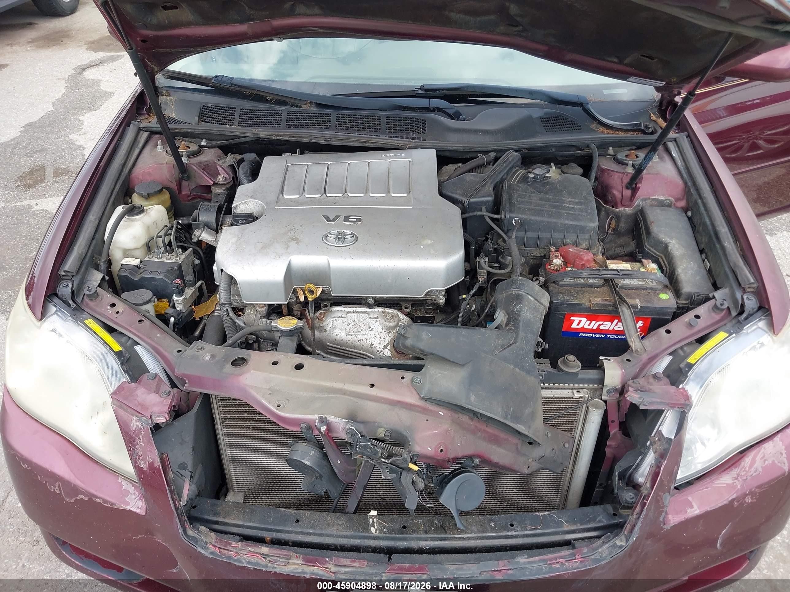 2007 Toyota Avalon Limited Бордовый vin: 4T1BK36B67U235501