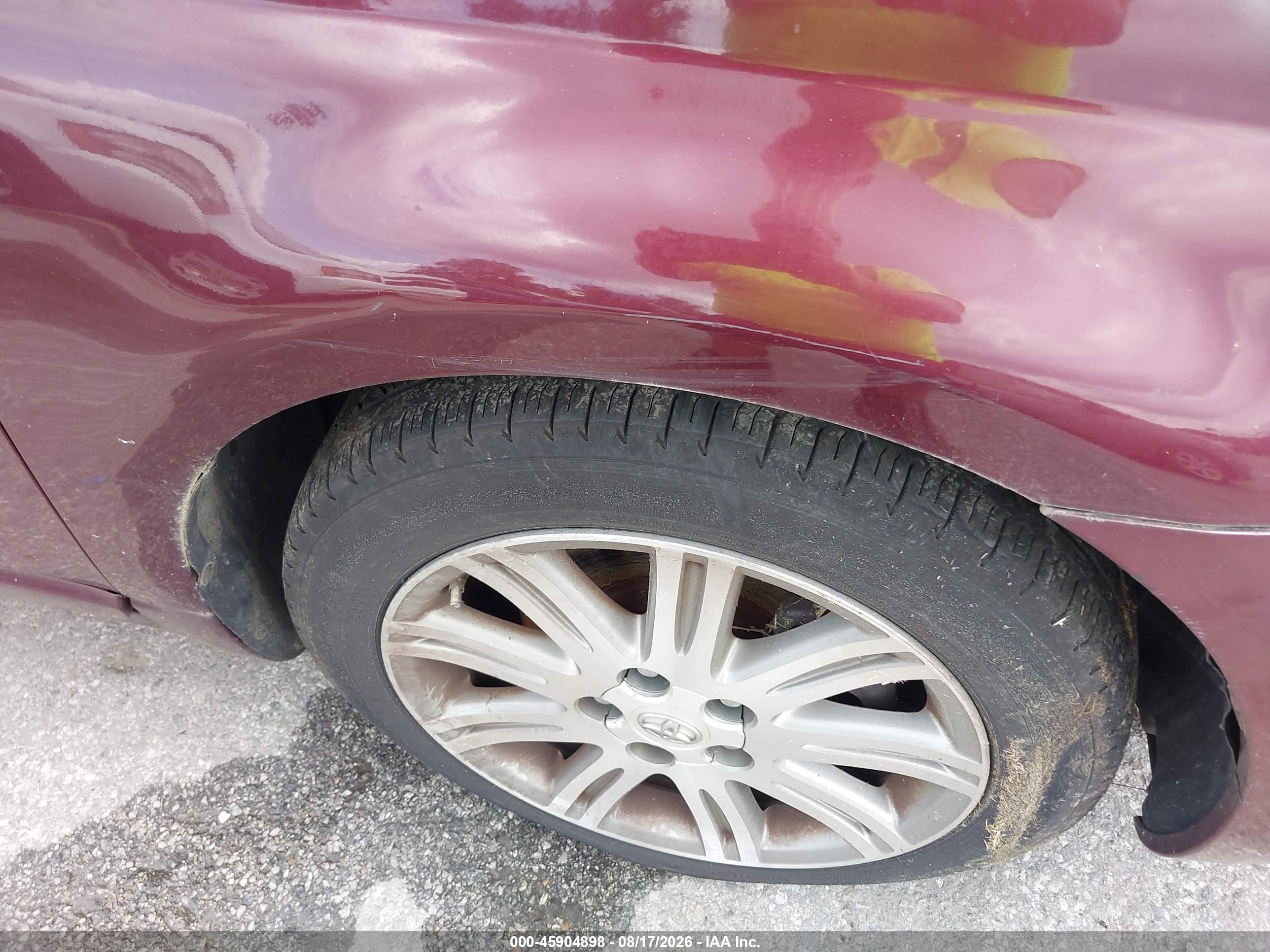 2007 Toyota Avalon Limited Бордовый vin: 4T1BK36B67U235501