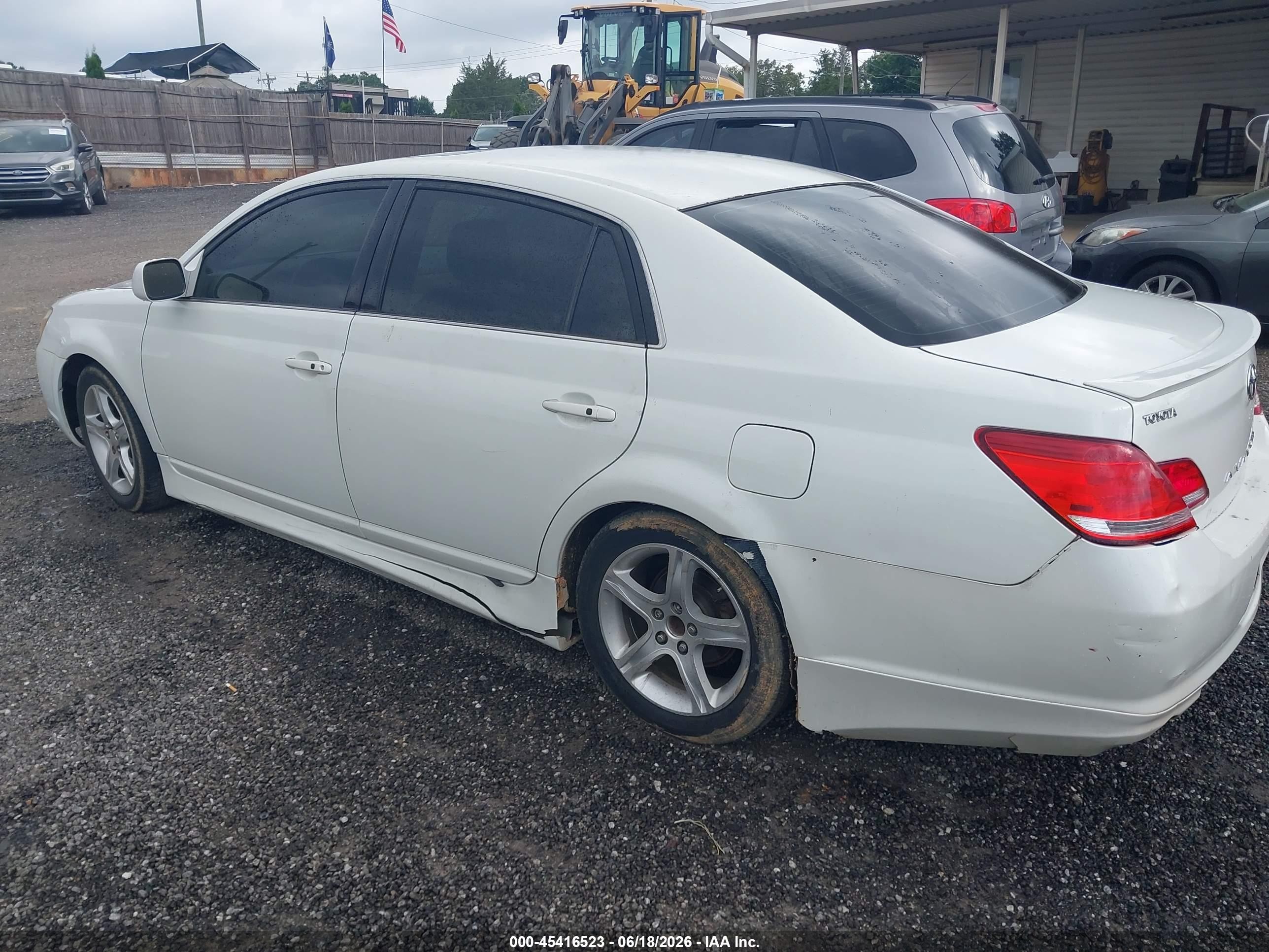 2007 Toyota Avalon Limited White vin: 4T1BK36B67U236566