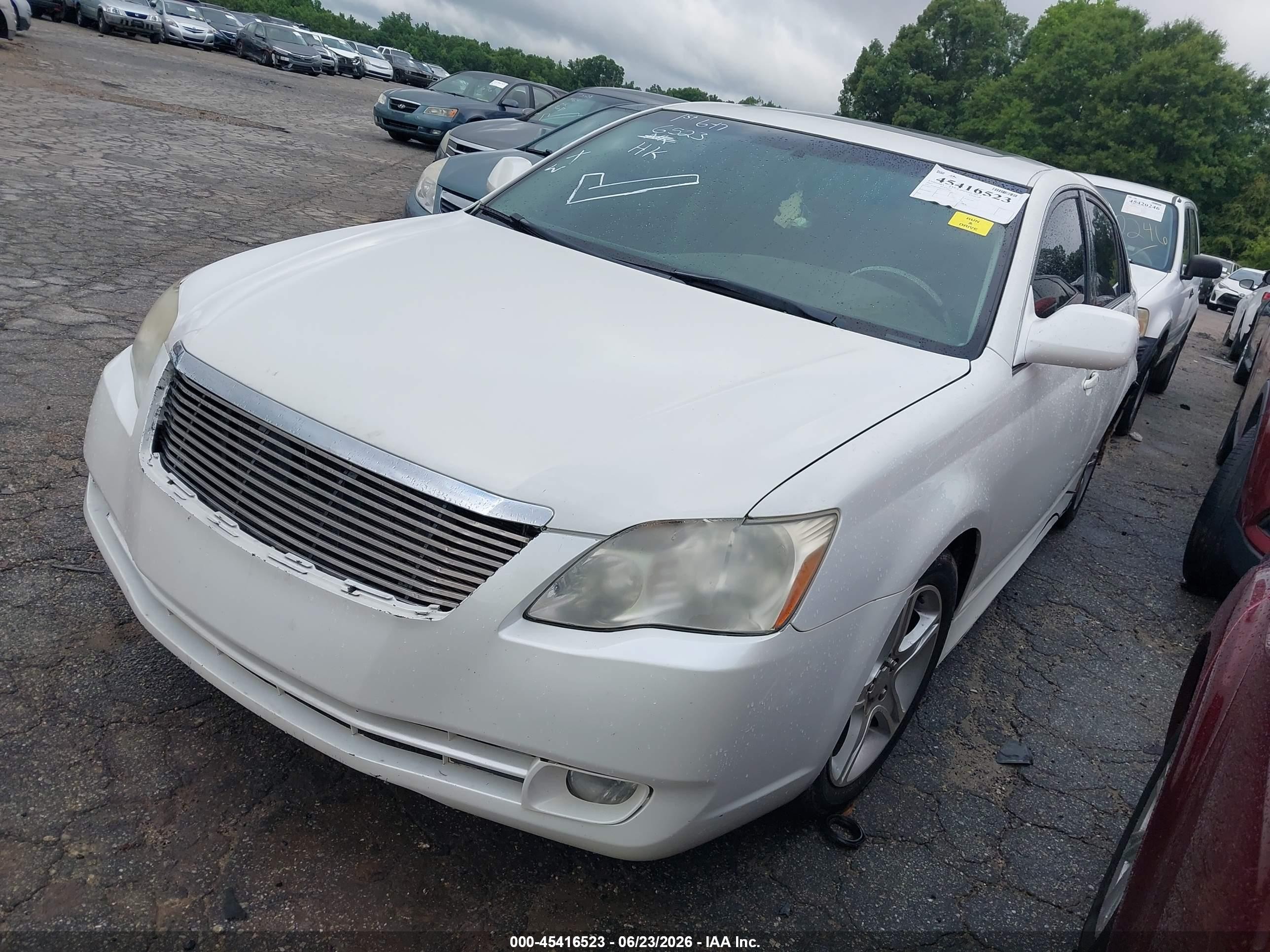 2007 Toyota Avalon Limited White vin: 4T1BK36B67U236566