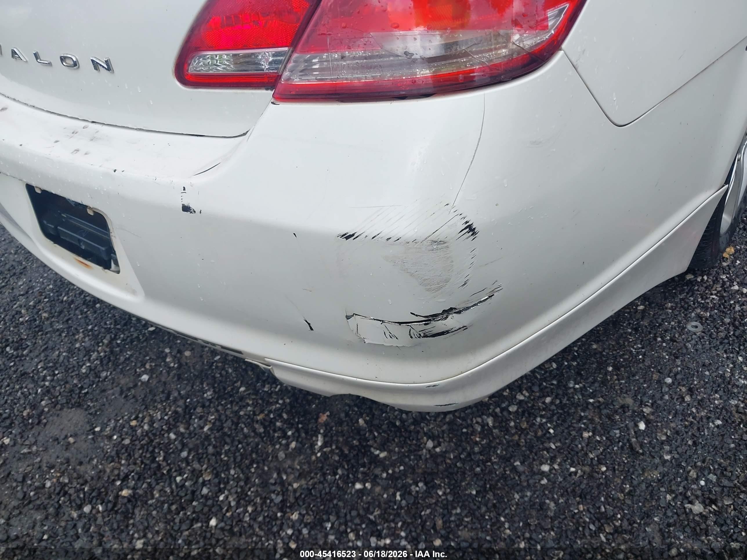 2007 Toyota Avalon Limited White vin: 4T1BK36B67U236566