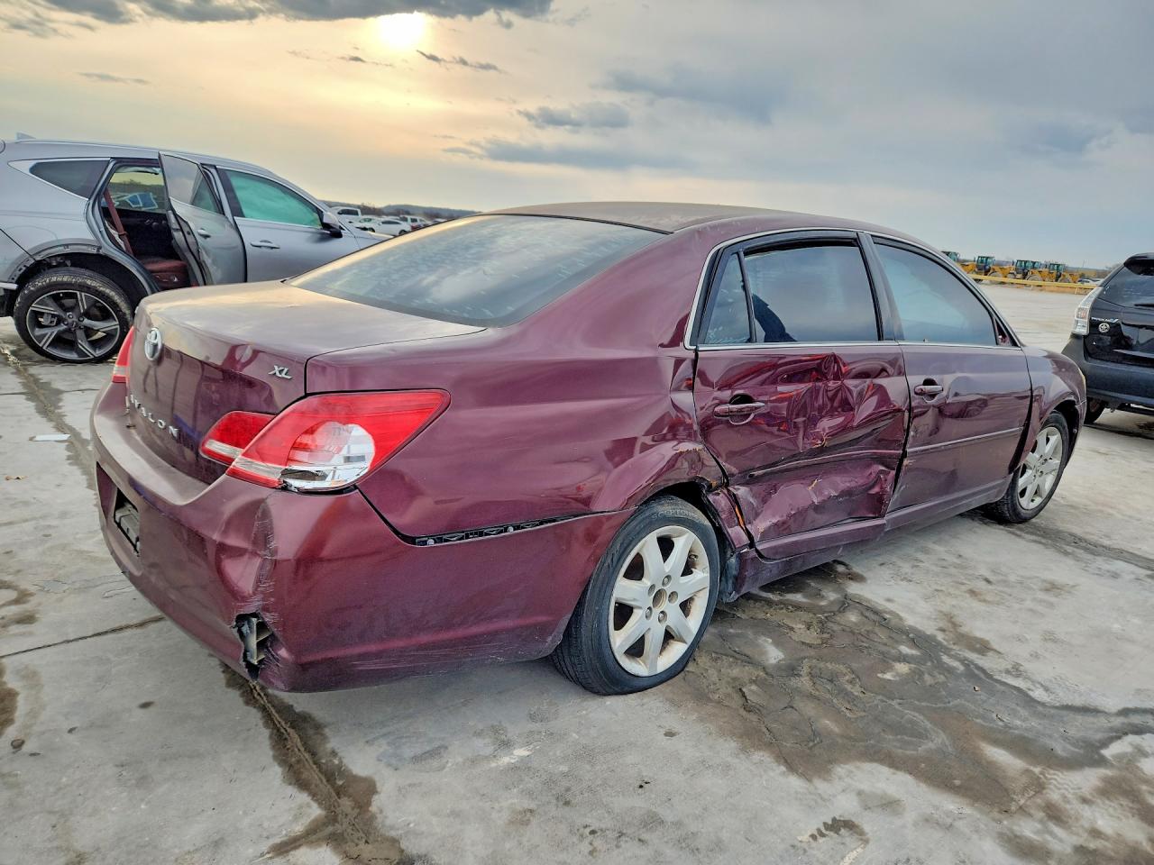 2007 Toyota Avalon Xl Maroon vin: 4T1BK36B67U239547