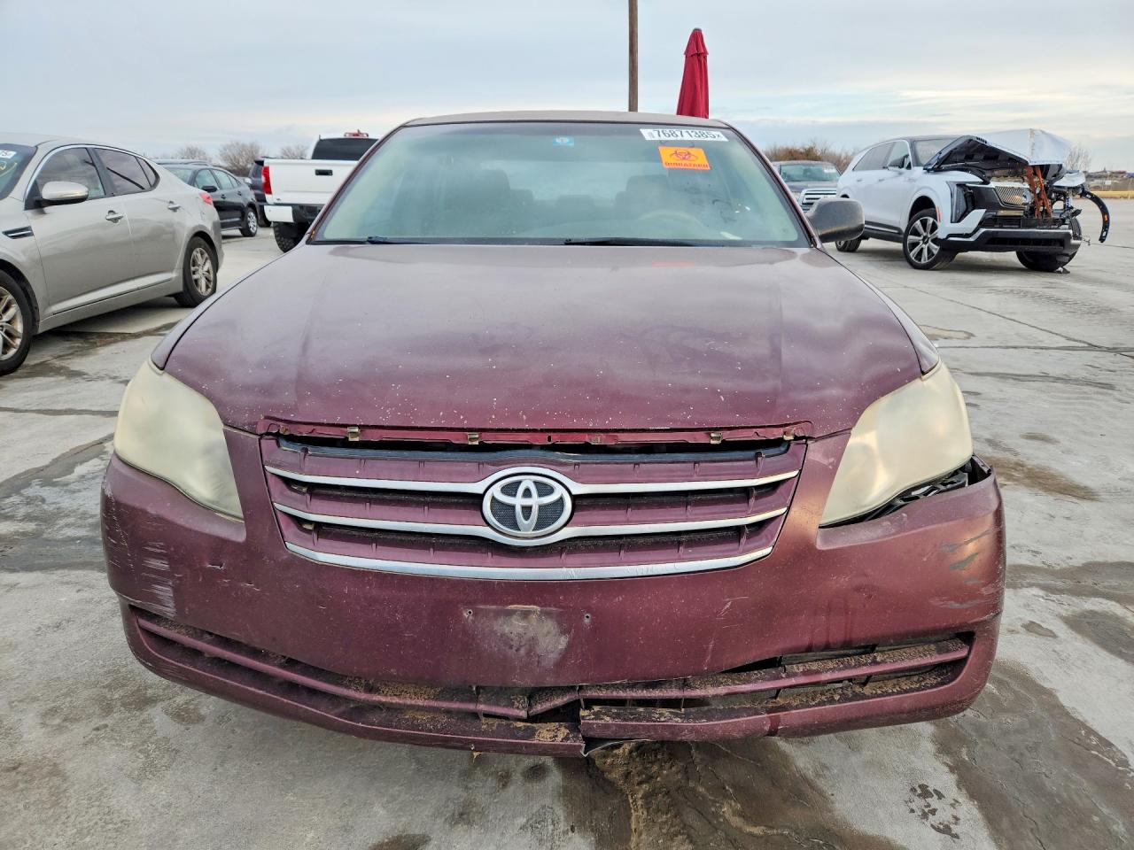 2007 Toyota Avalon Xl Maroon vin: 4T1BK36B67U239547