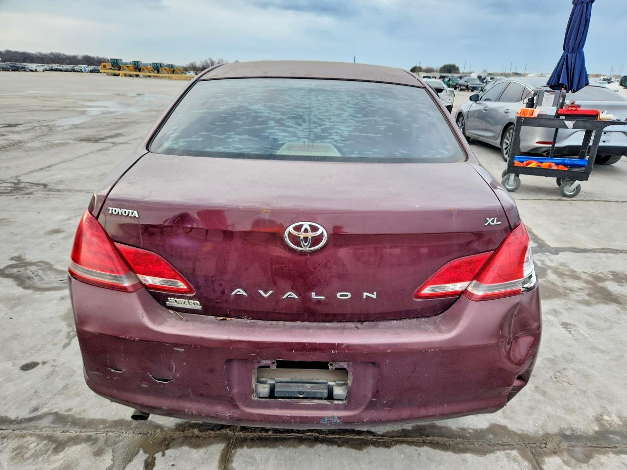2007 Toyota Avalon Xl Maroon vin: 4T1BK36B67U239547