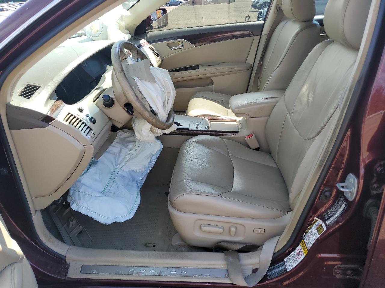 2008 Toyota Avalon Xl Burgundy vin: 4T1BK36B68U261176