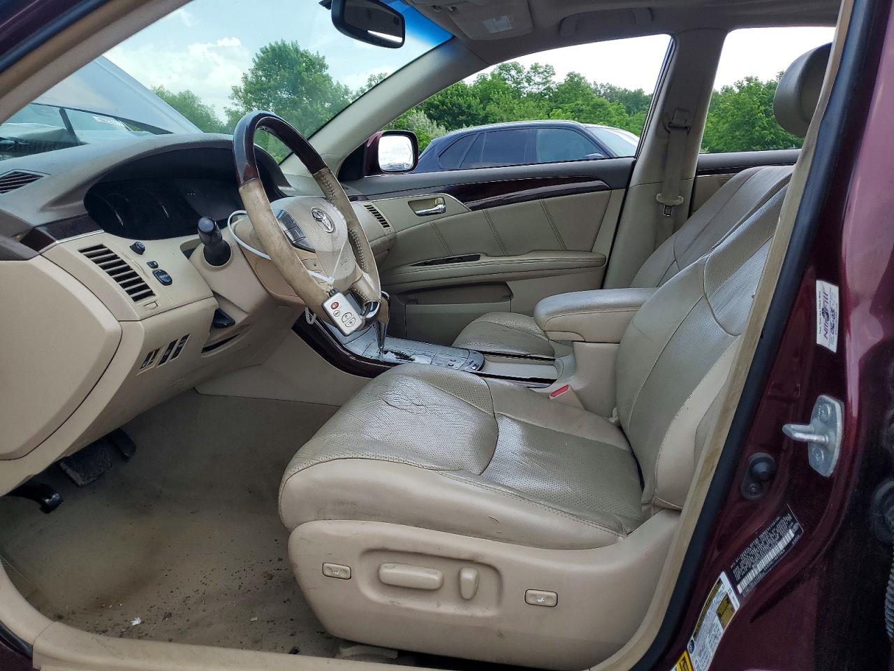 2008 Toyota Avalon Limited Burgundy vin: 4T1BK36B68U263428