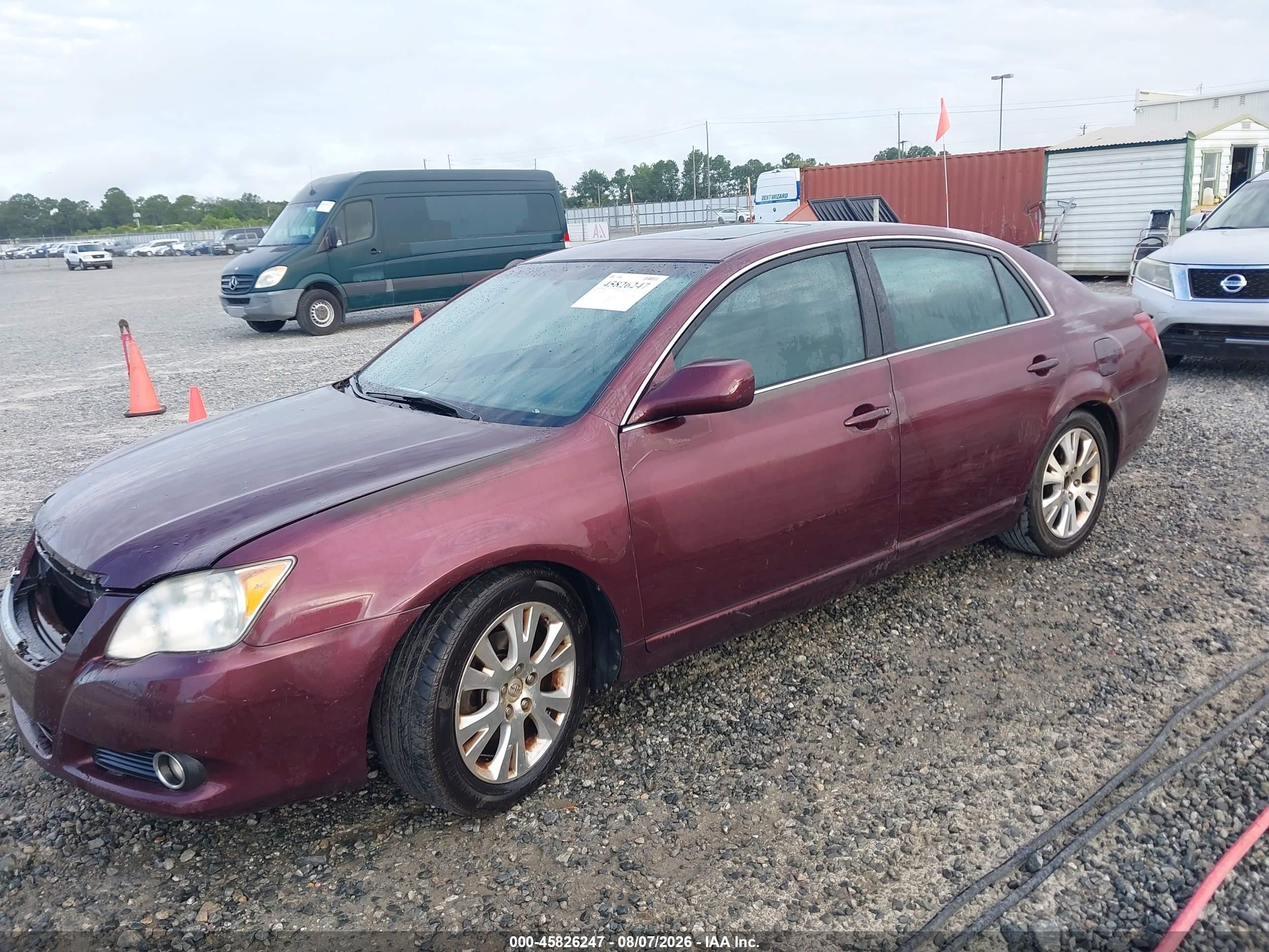 2008 Toyota Avalon Xls Burgundy vin: 4T1BK36B68U284635
