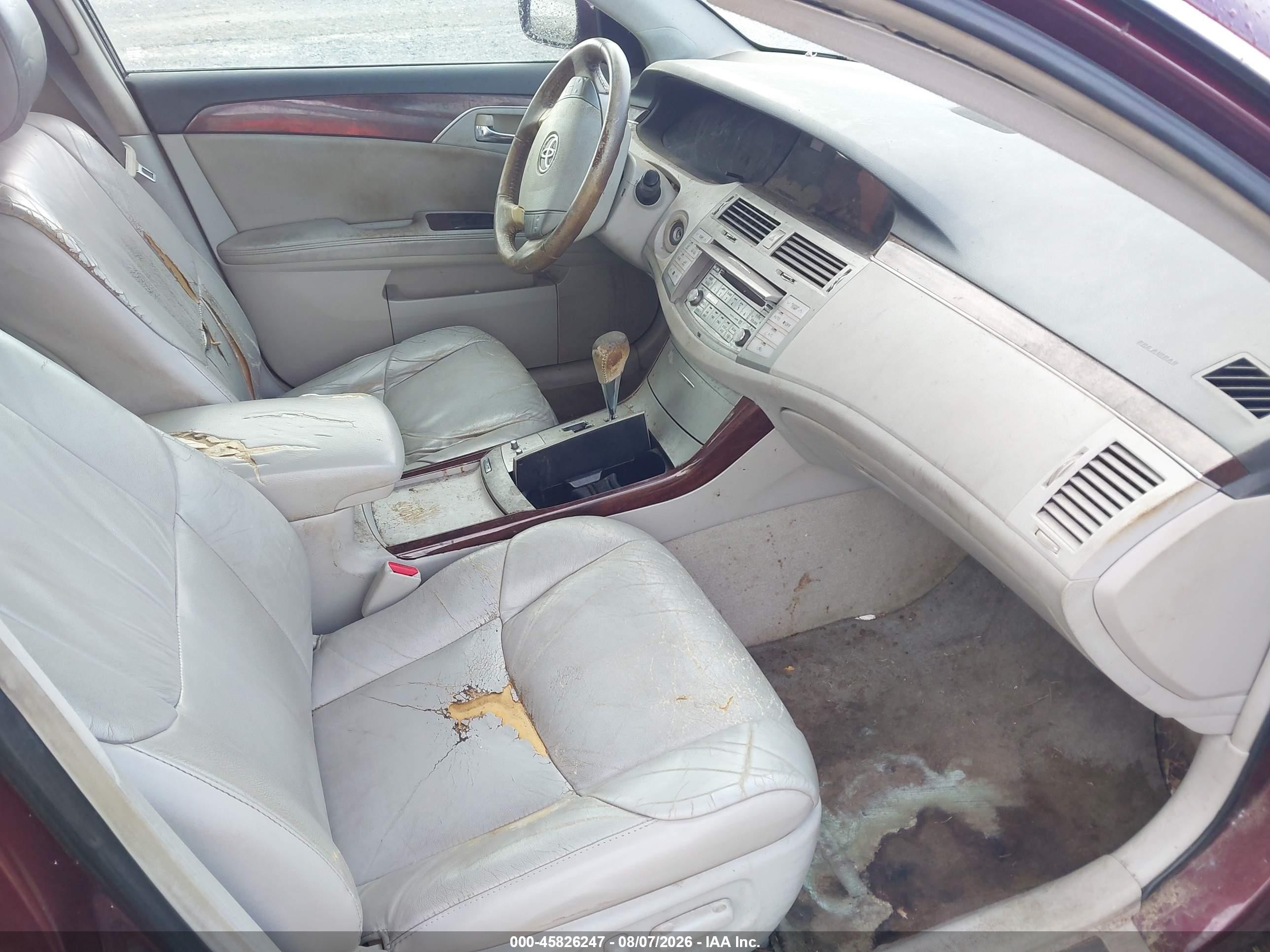 2008 Toyota Avalon Xls Burgundy vin: 4T1BK36B68U284635