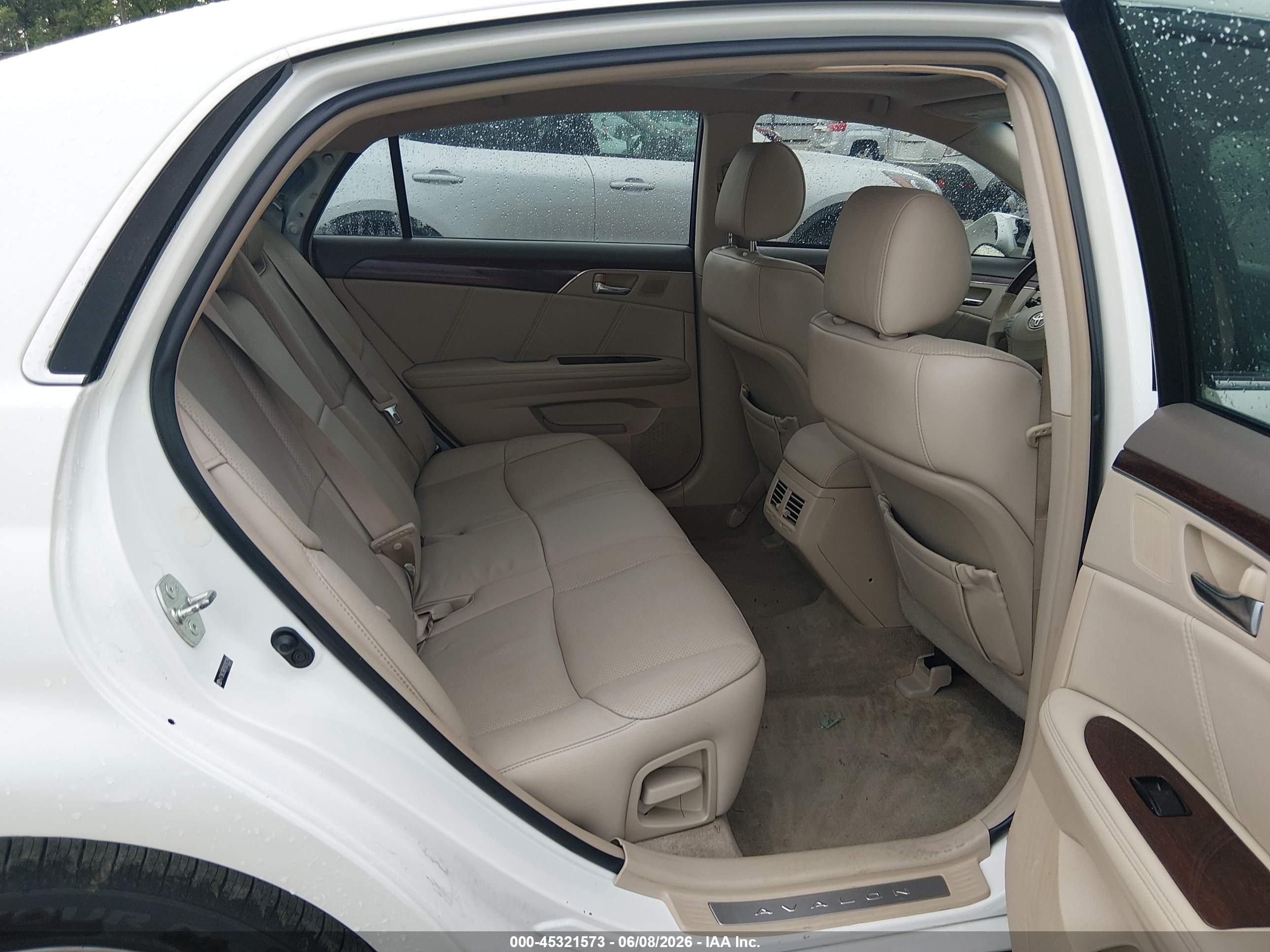 2008 Toyota Avalon Limited White vin: 4T1BK36B68U292296
