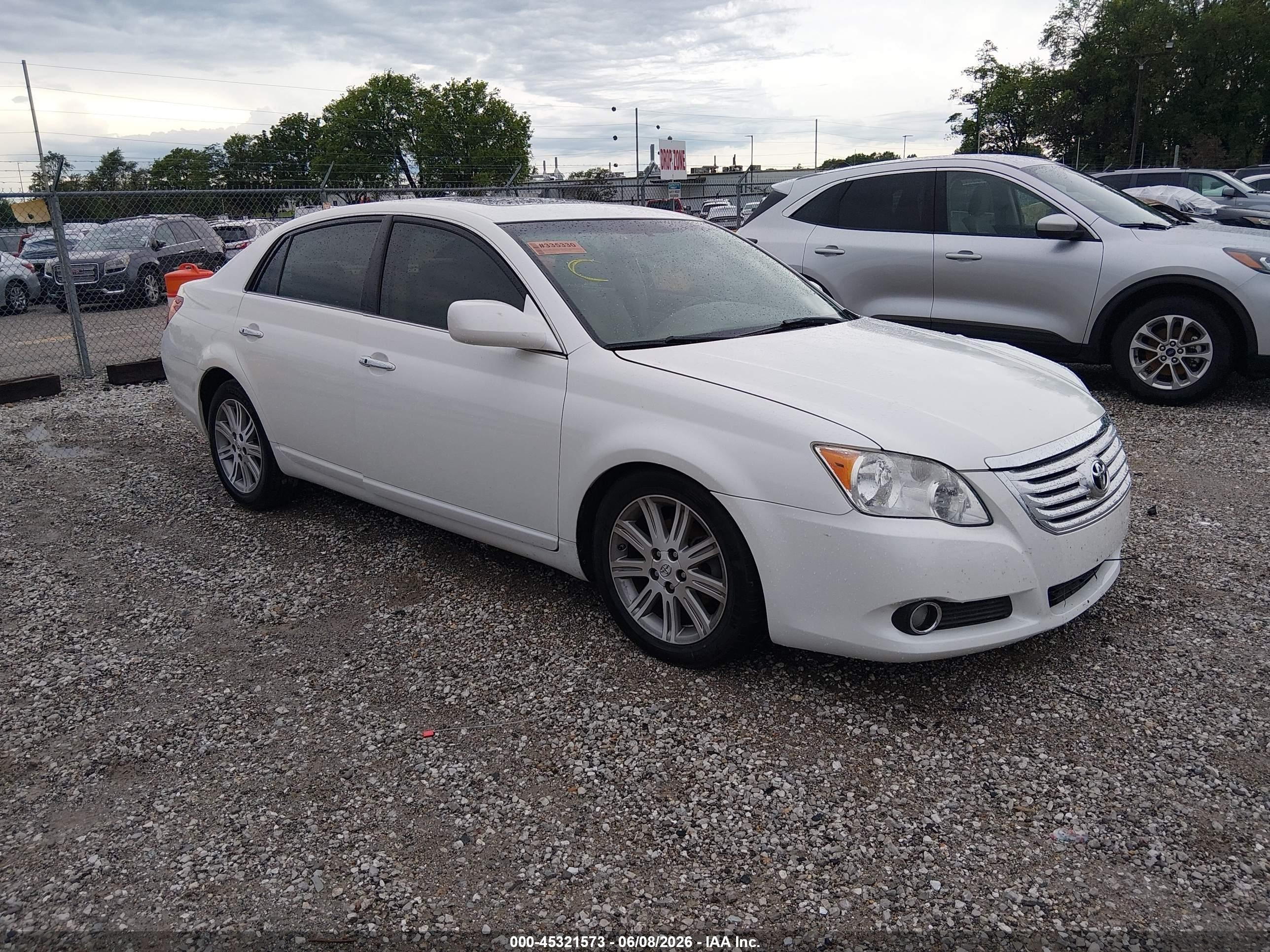 2008 Toyota Avalon Limited White vin: 4T1BK36B68U292296
