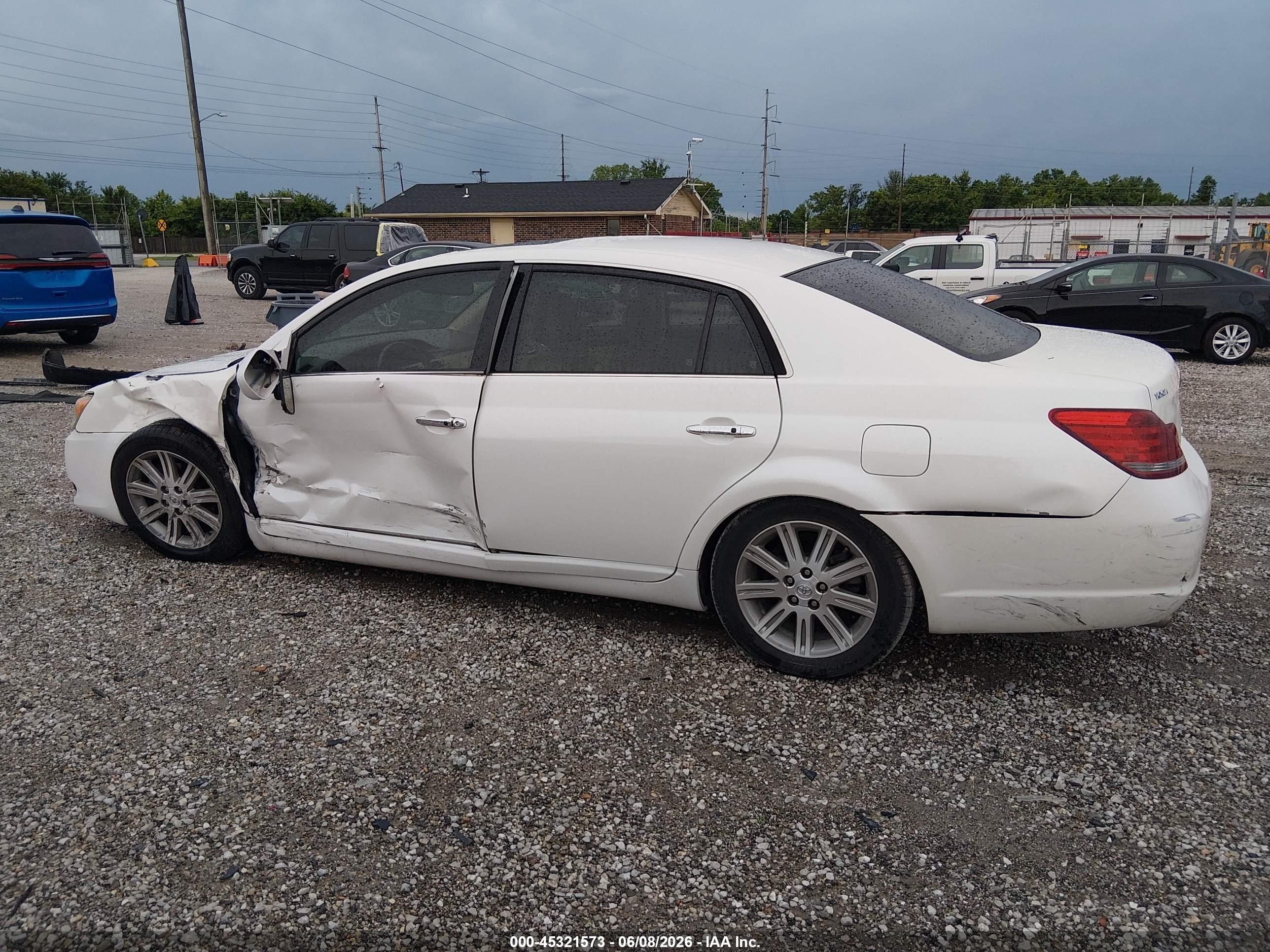 2008 Toyota Avalon Limited White vin: 4T1BK36B68U292296