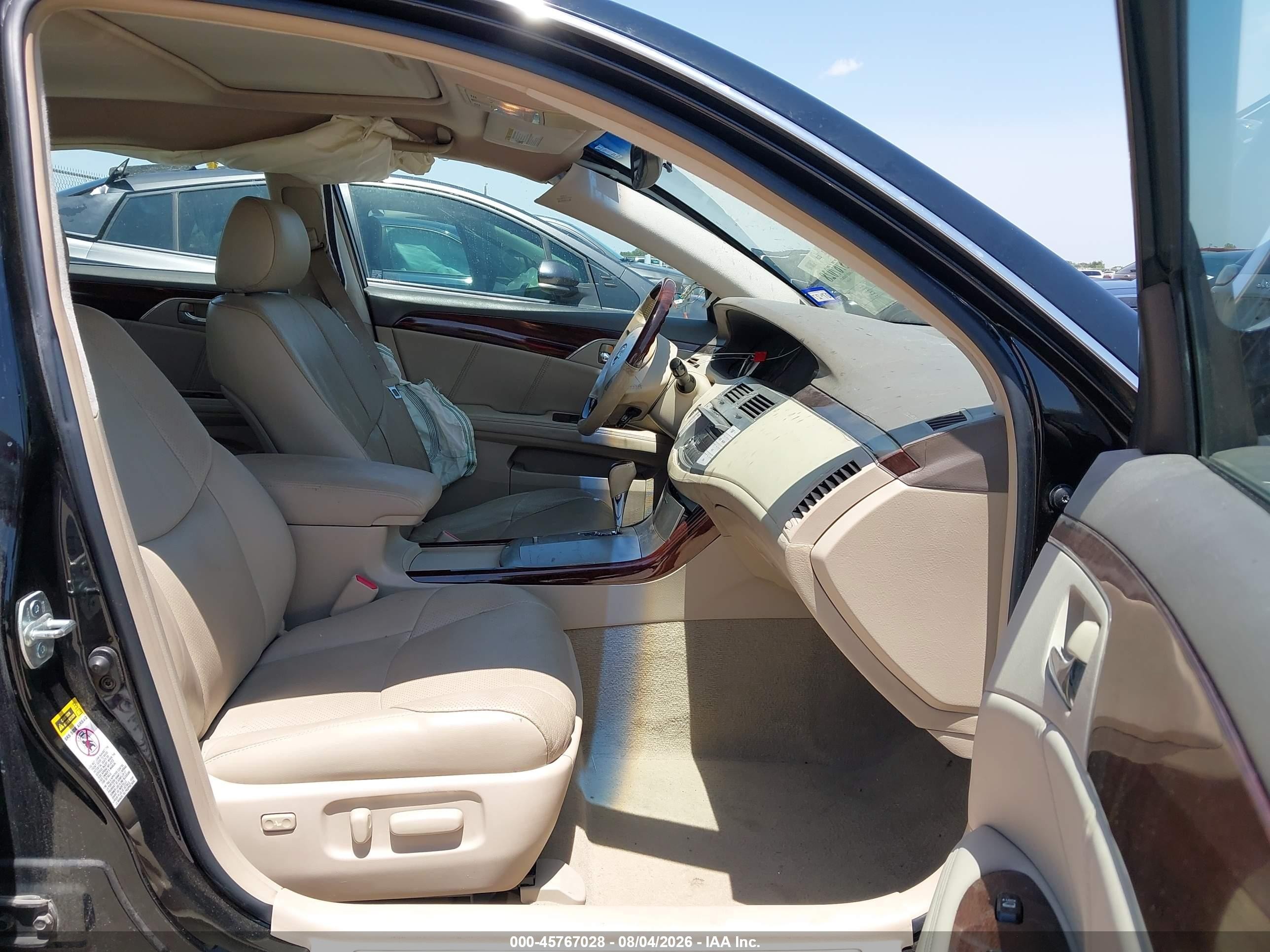 2008 Toyota Avalon Limited Black vin: 4T1BK36B68U295201