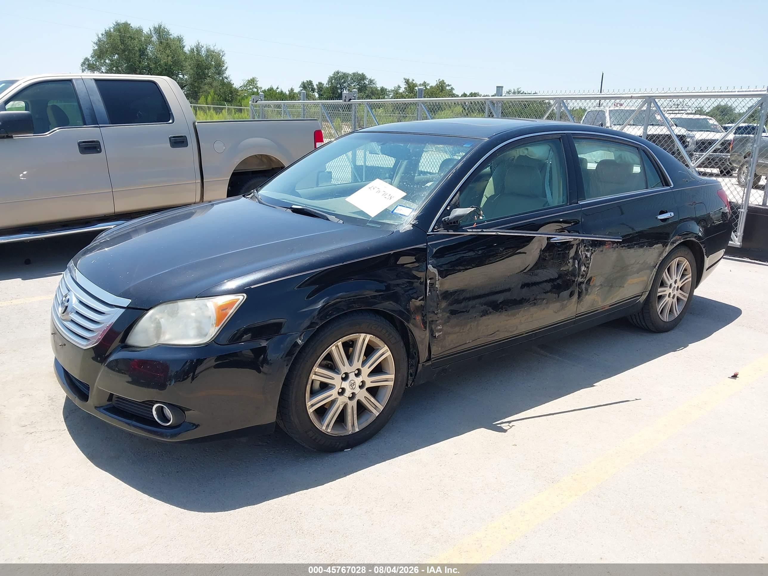 2008 Toyota Avalon Limited Black vin: 4T1BK36B68U295201