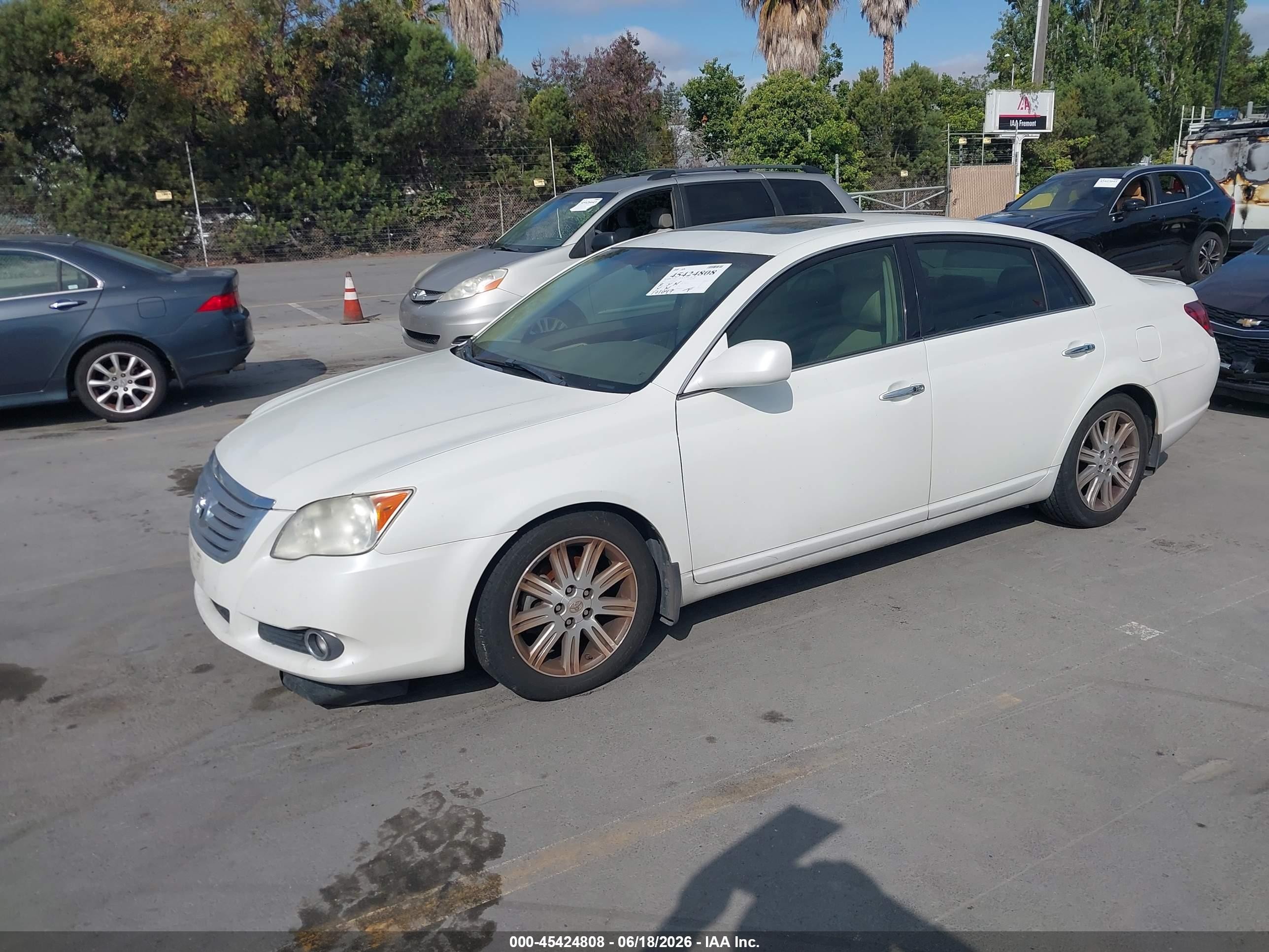 2008 Toyota Avalon Limited White vin: 4T1BK36B68U299460