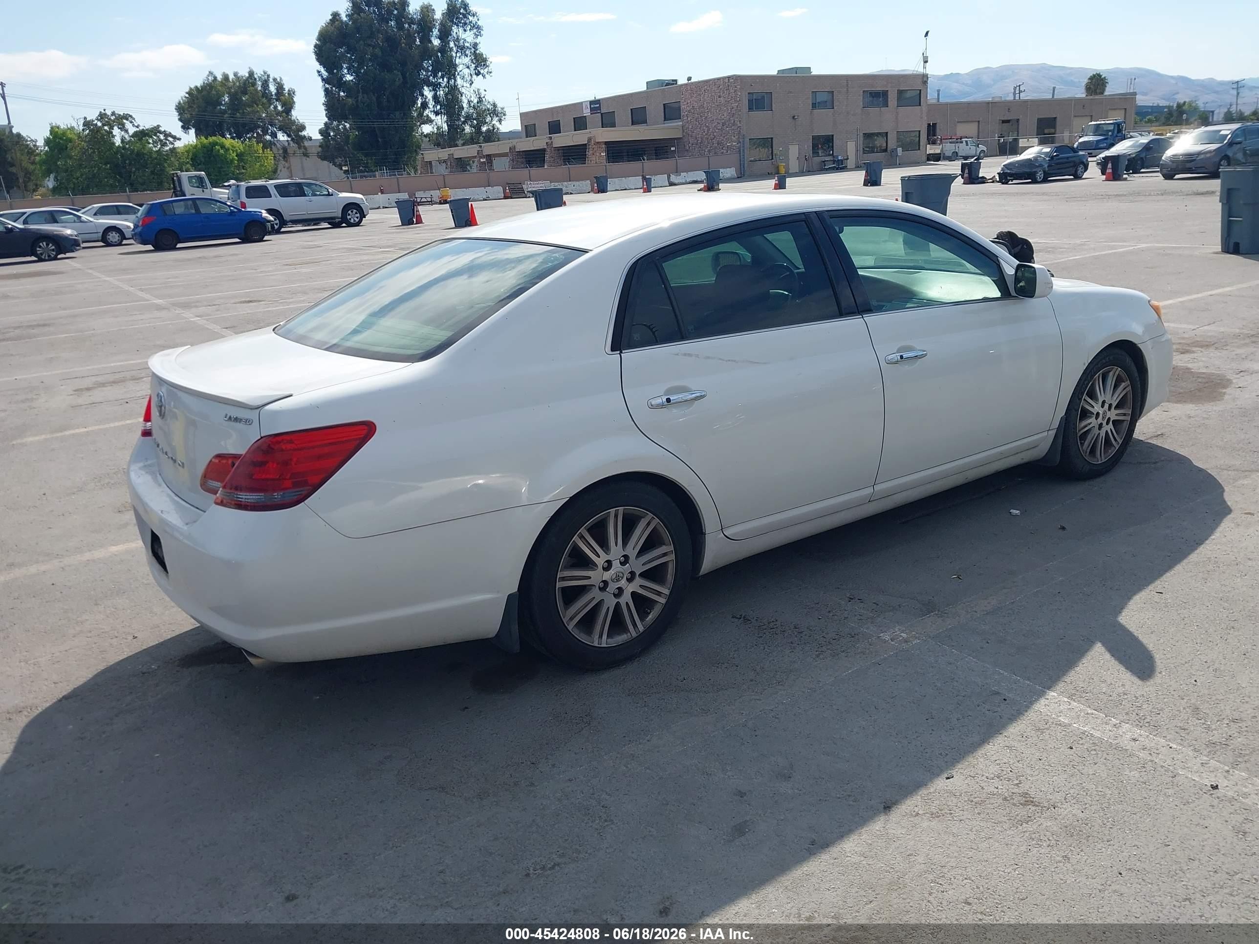 2008 Toyota Avalon Limited White vin: 4T1BK36B68U299460