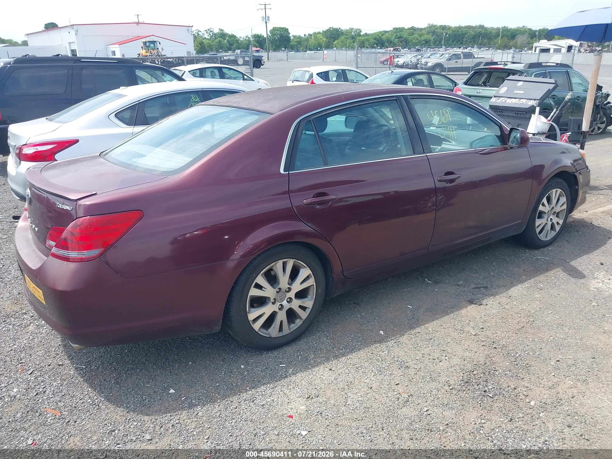2008 Toyota Avalon Touring Темно-бордовый vin: 4T1BK36B68U306343