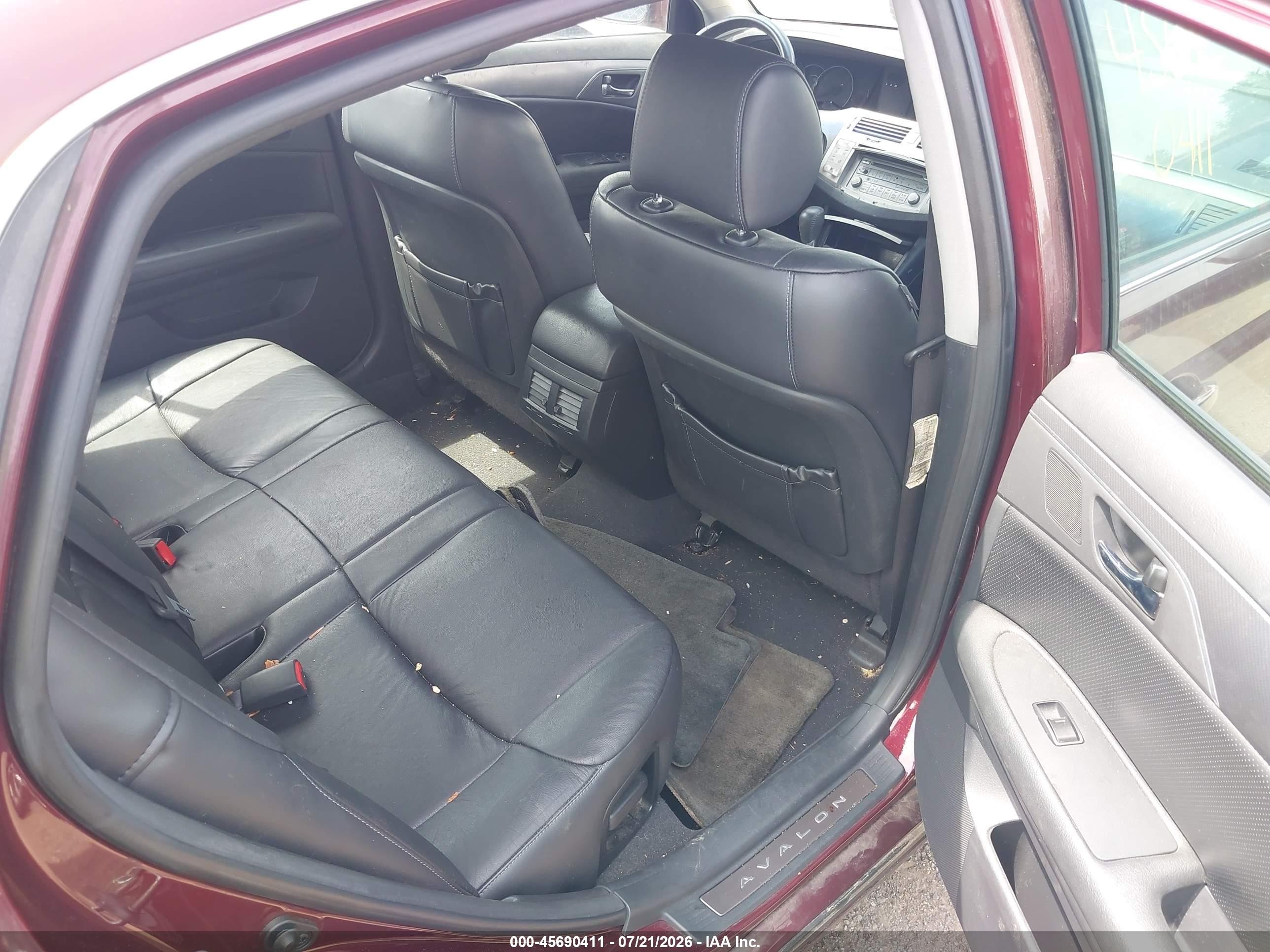 2008 Toyota Avalon Touring Темно-бордовый vin: 4T1BK36B68U306343