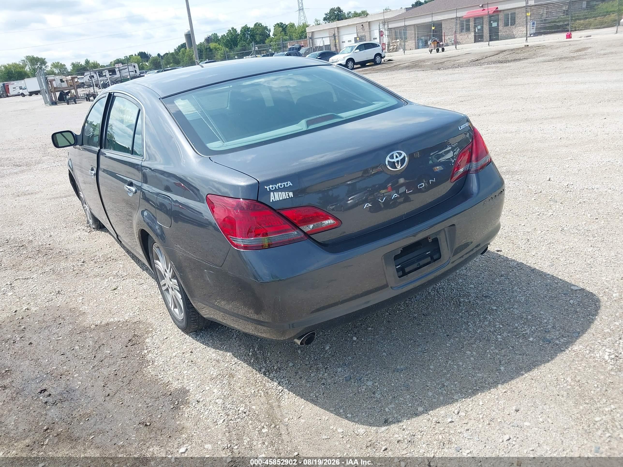 2008 Toyota Avalon Limited Gray vin: 4T1BK36B68U314362