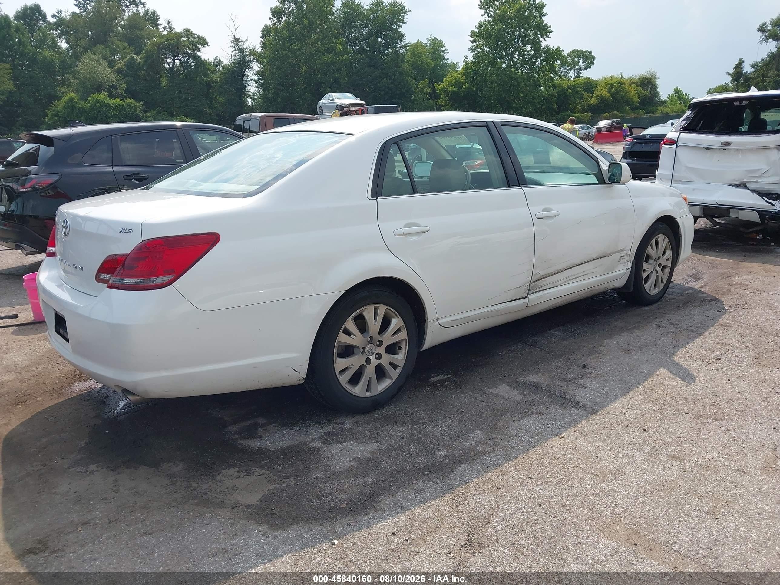 2008 Toyota Avalon Xls Белый vin: 4T1BK36B68U319111