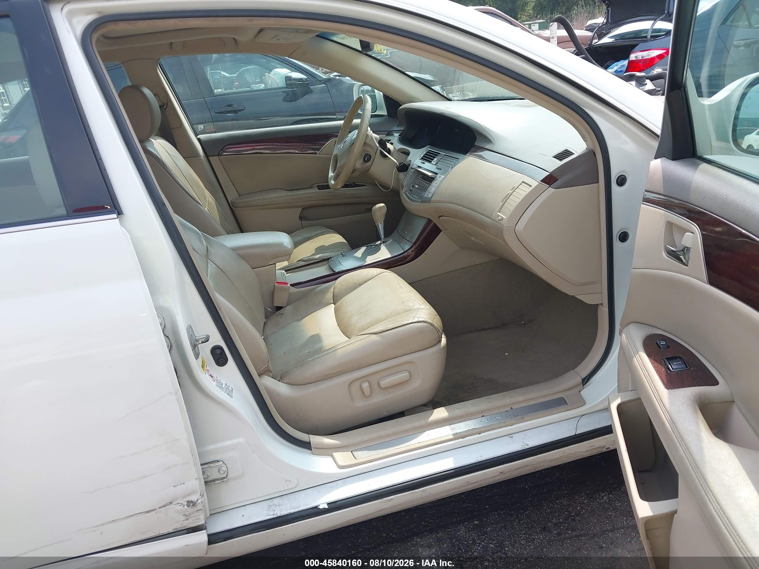 2008 Toyota Avalon Xls Белый vin: 4T1BK36B68U319111