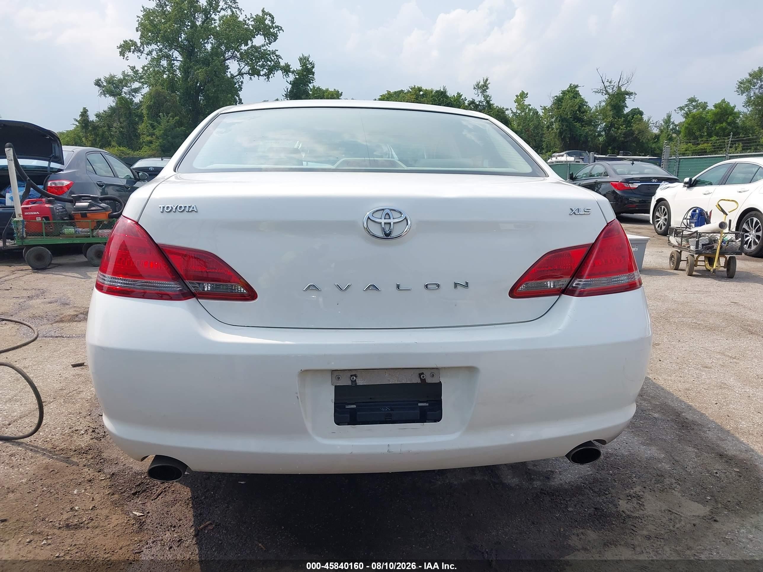 2008 Toyota Avalon Xls Белый vin: 4T1BK36B68U319111