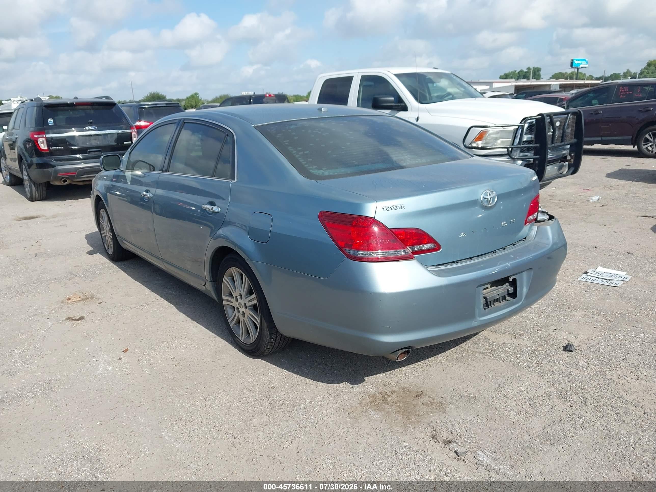 2009 Toyota Avalon Limited Light Blue vin: 4T1BK36B69U333821